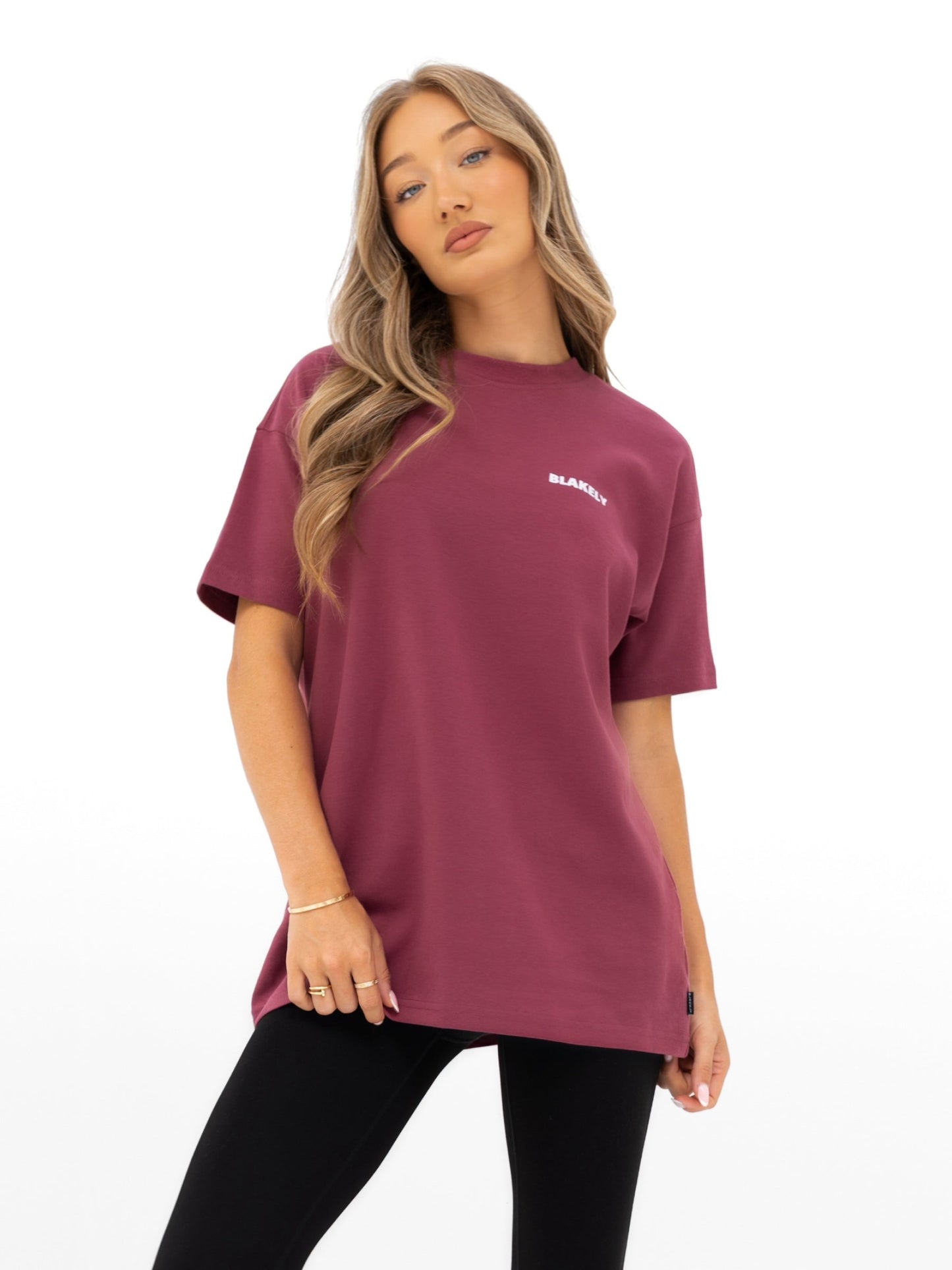 Amelie Oversized T-Shirt - Dark Pink