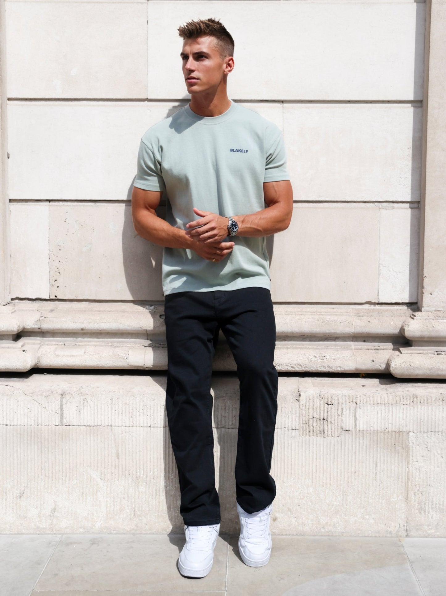 Arlo Relaxed T-Shirt - Mineral Blue