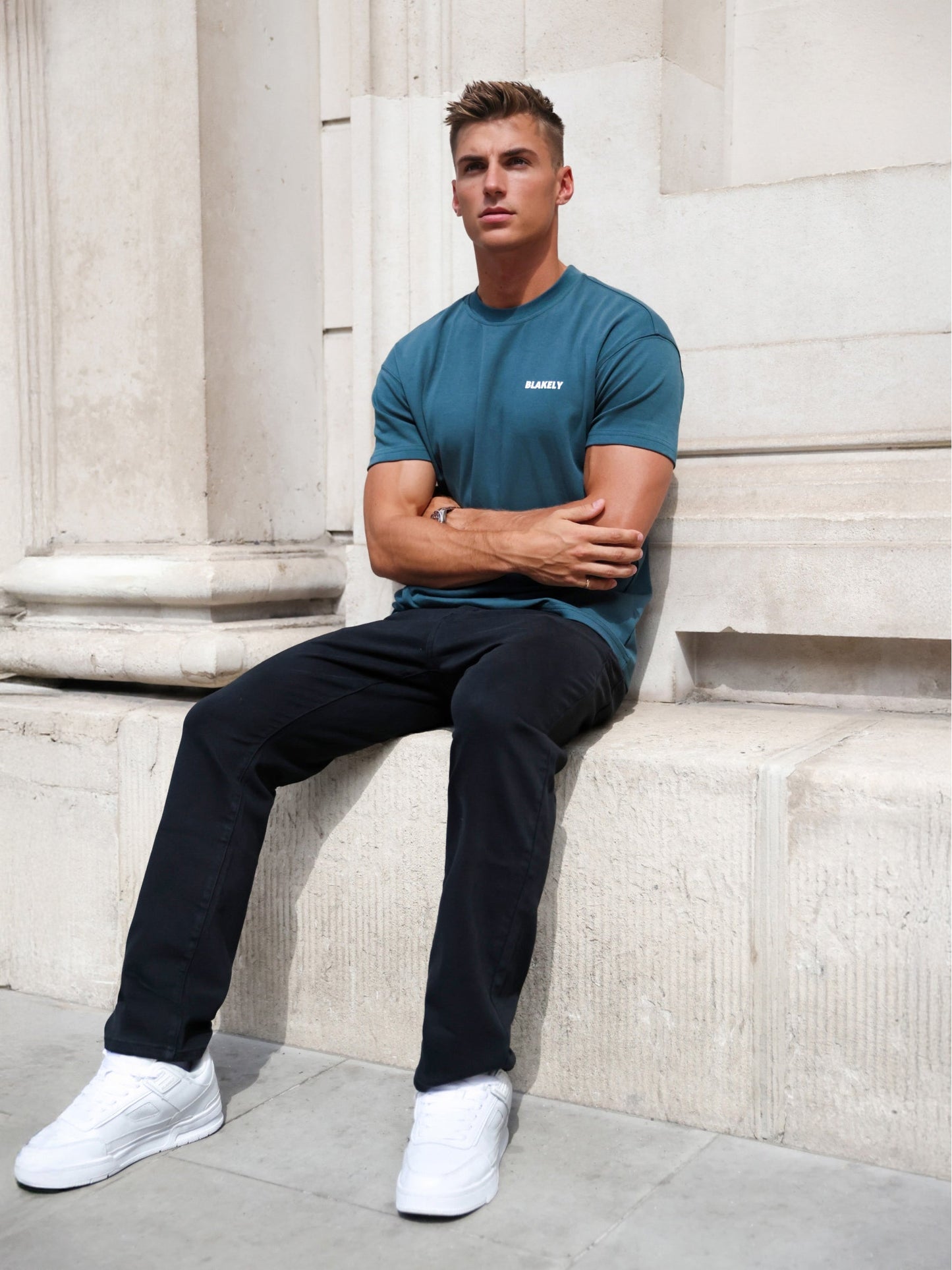 Arlo Relaxed T-Shirt - Teal Green
