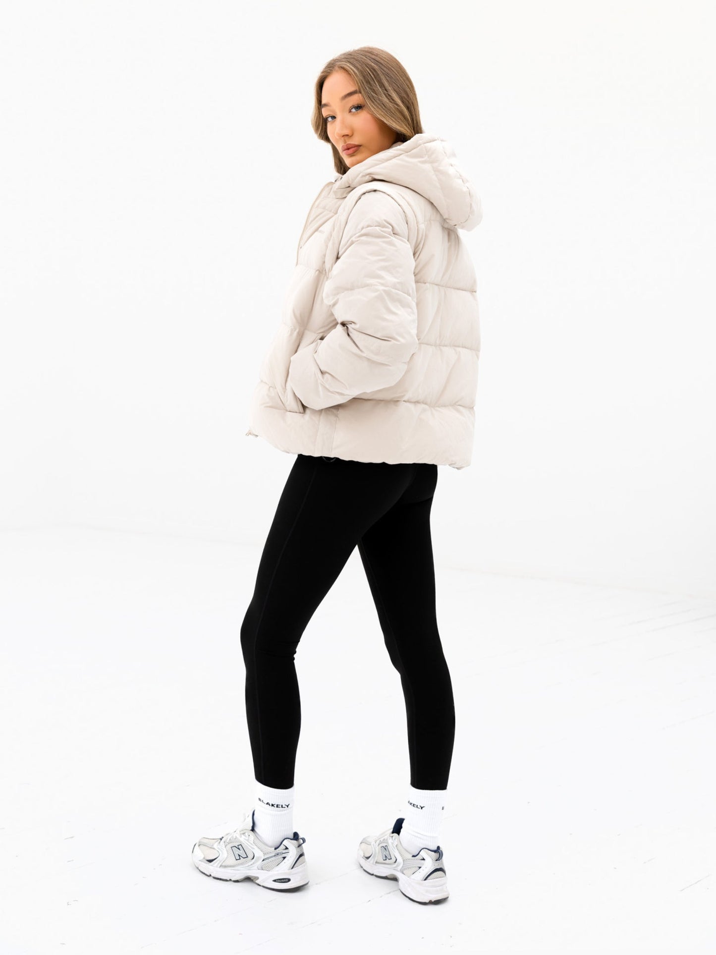 Multiway Puffer Coat 2 - Chalk