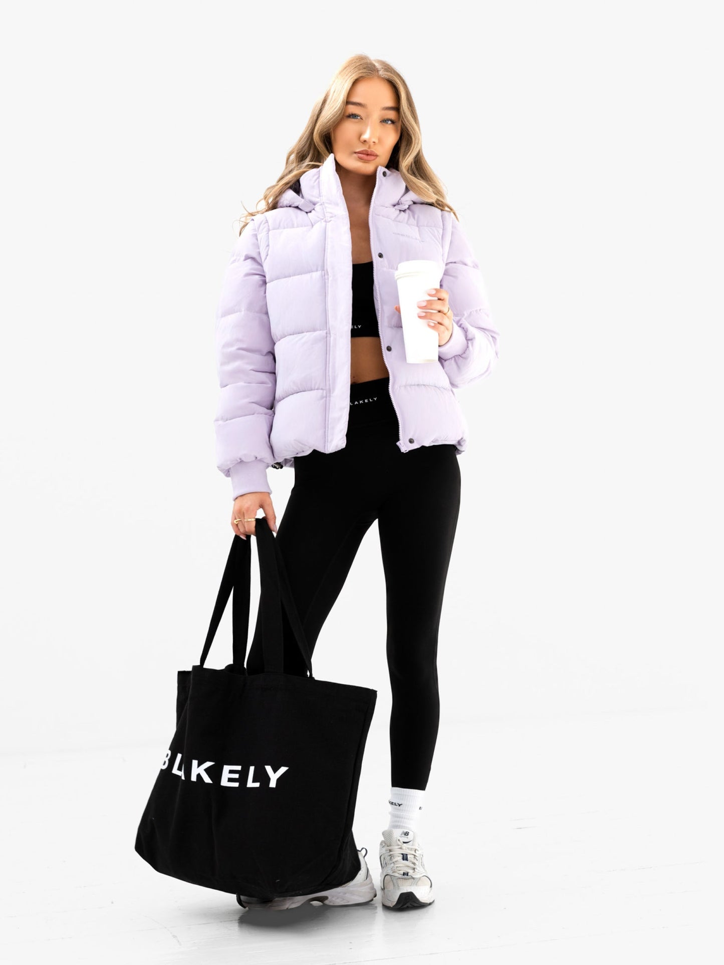 Multiway Puffer Coat 2 - Purple
