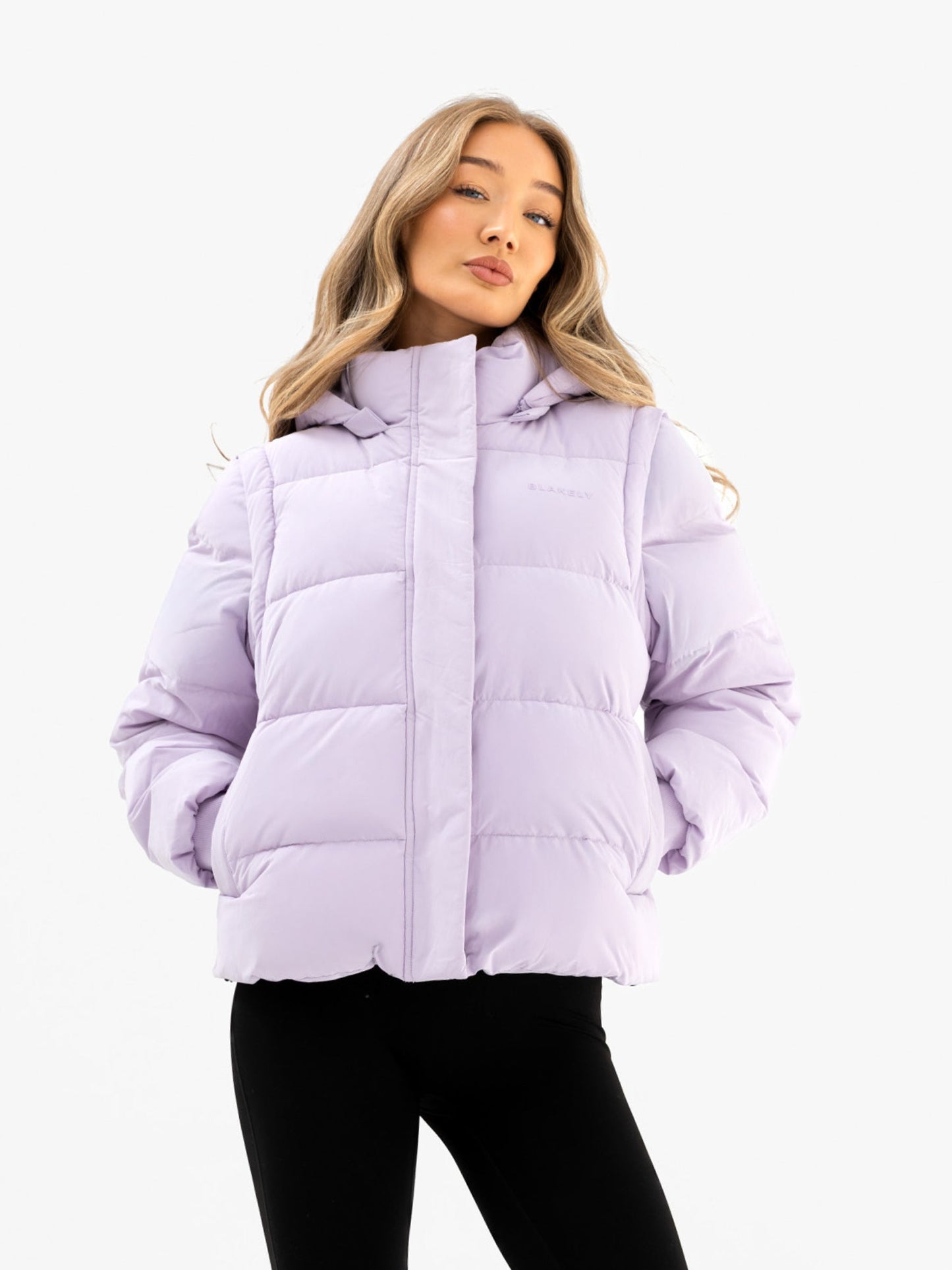 Multiway Puffer Coat 2 - Purple