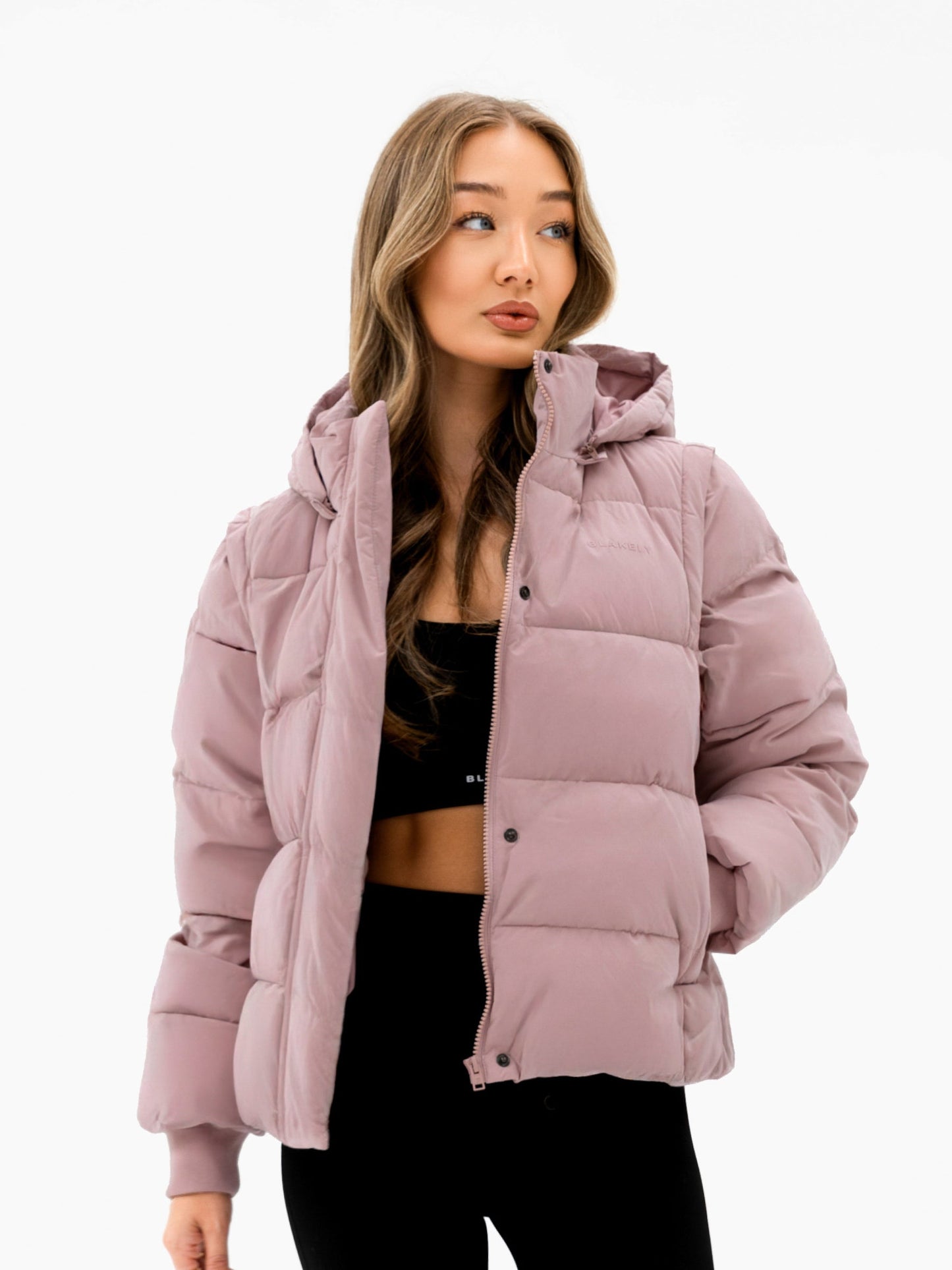 Multiway Puffer Coat 2 - Pink