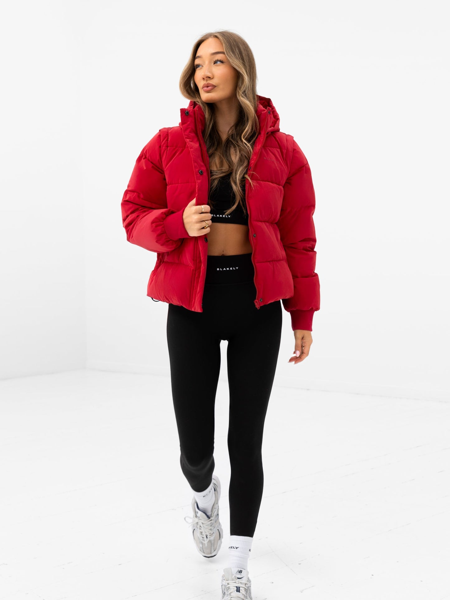 Multiway Puffer Coat 2 - Red