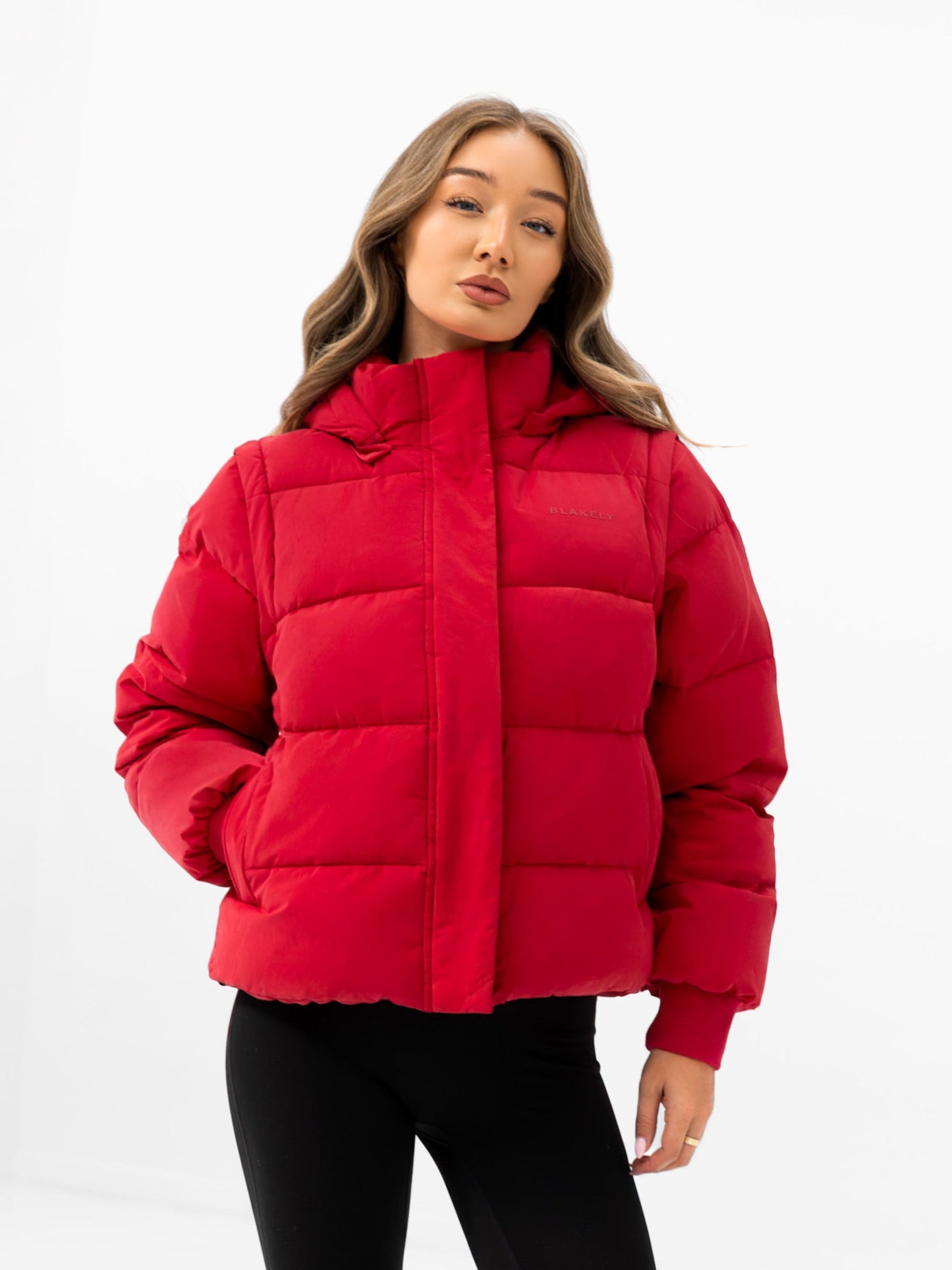 Multiway Puffer Coat 2 - Red