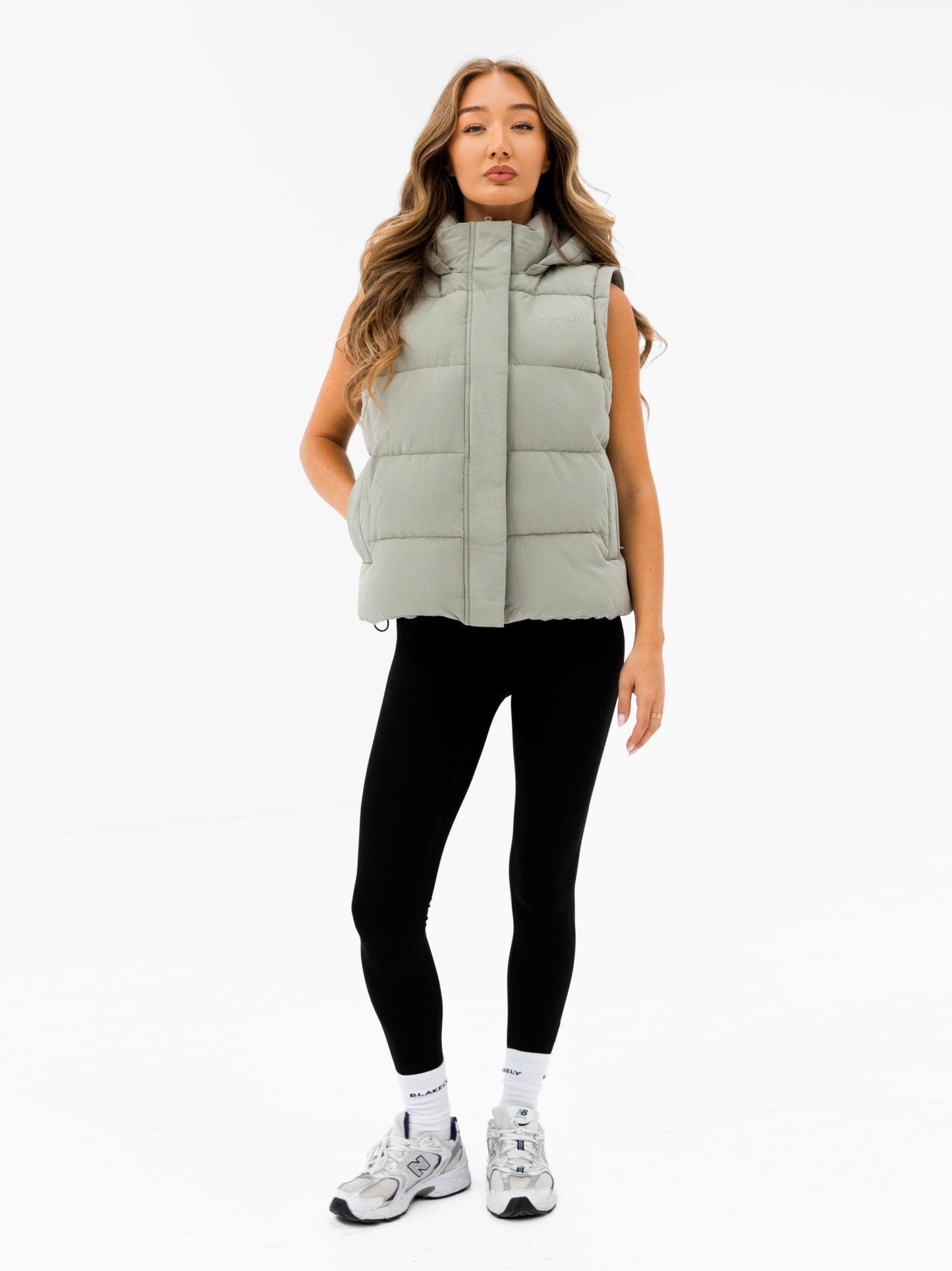 Multiway Puffer Coat 2 - Sage Green