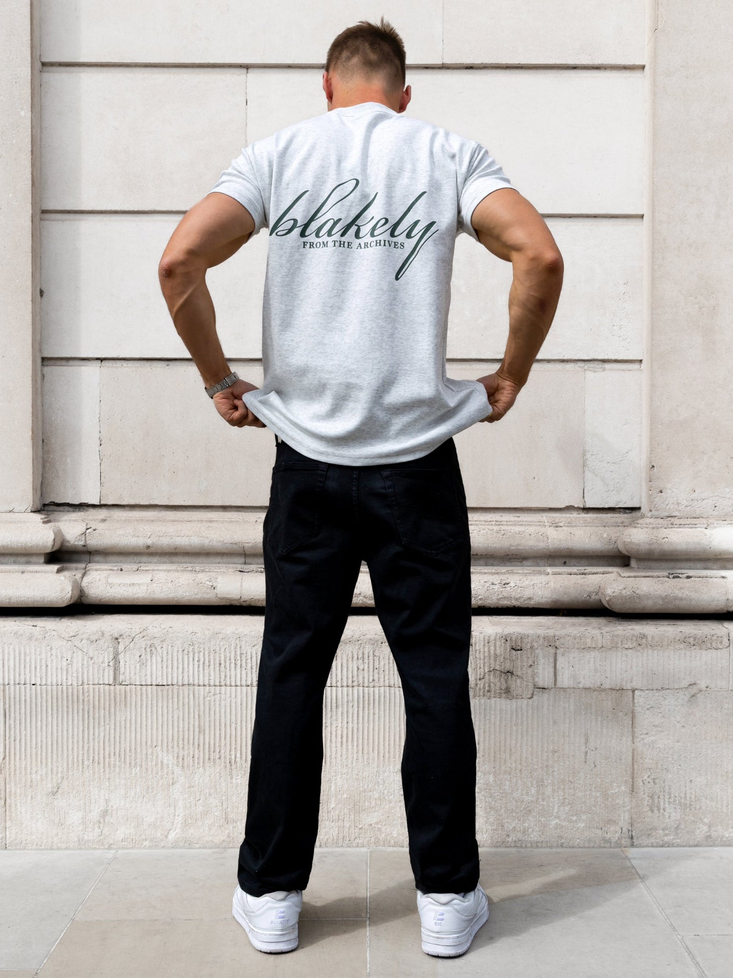 Austin Relaxed T-Shirt - Marl White