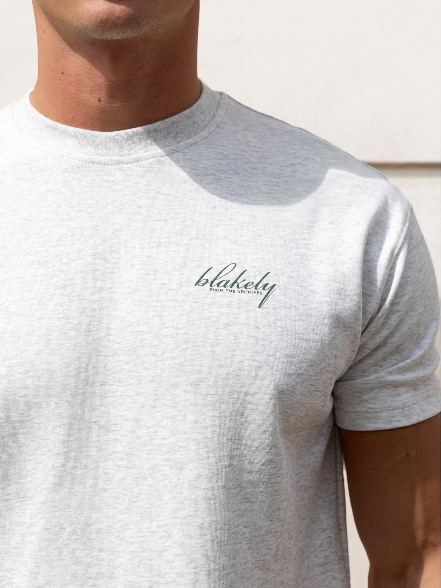 Austin Relaxed T-Shirt - Marl White