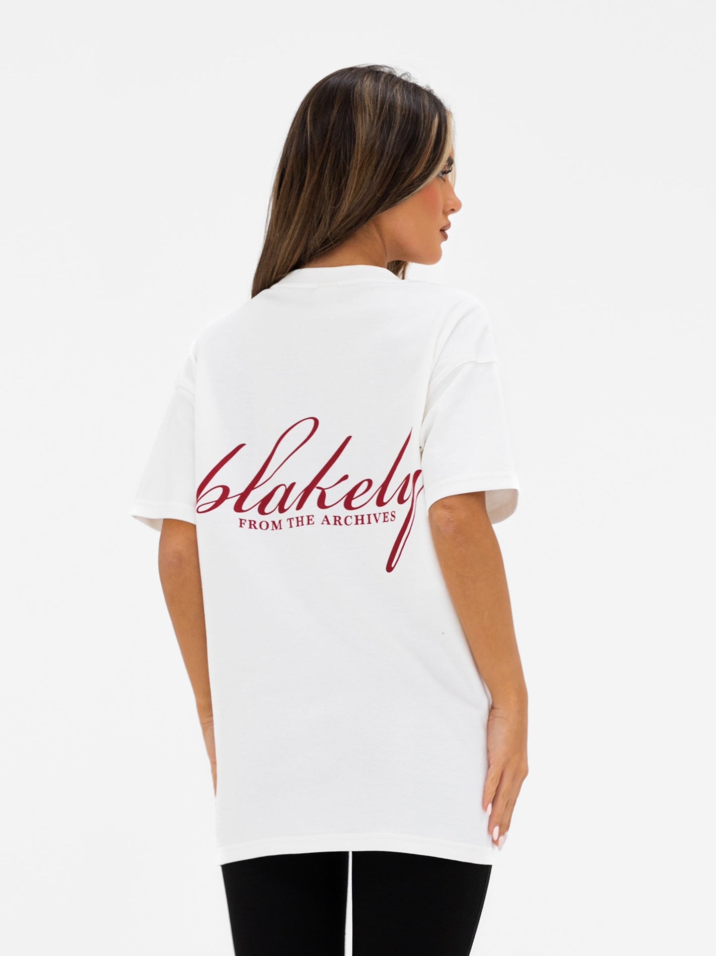 Georgia Oversized T-Shirt - Flat White