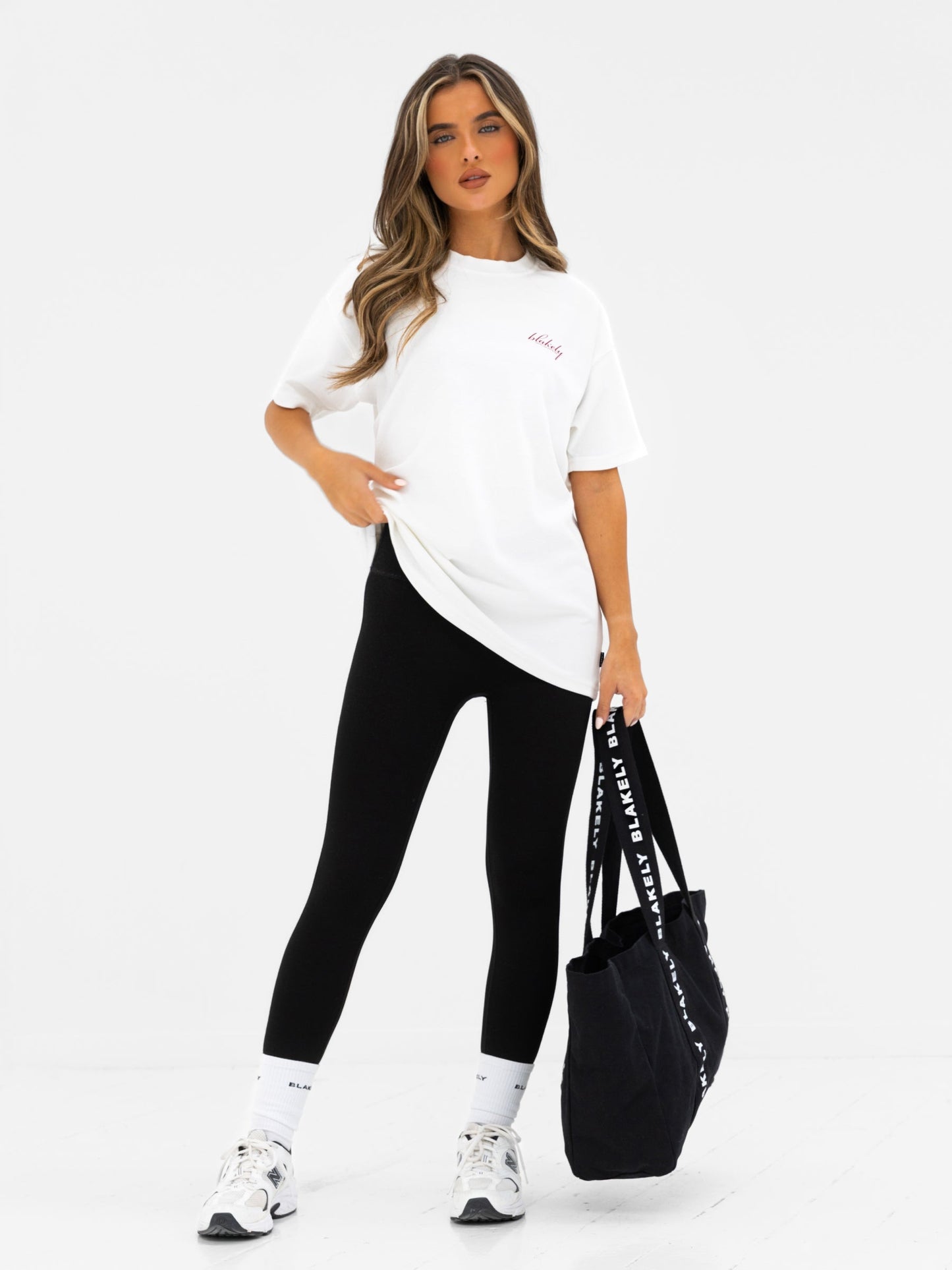 Georgia Oversized T-Shirt - Flat White