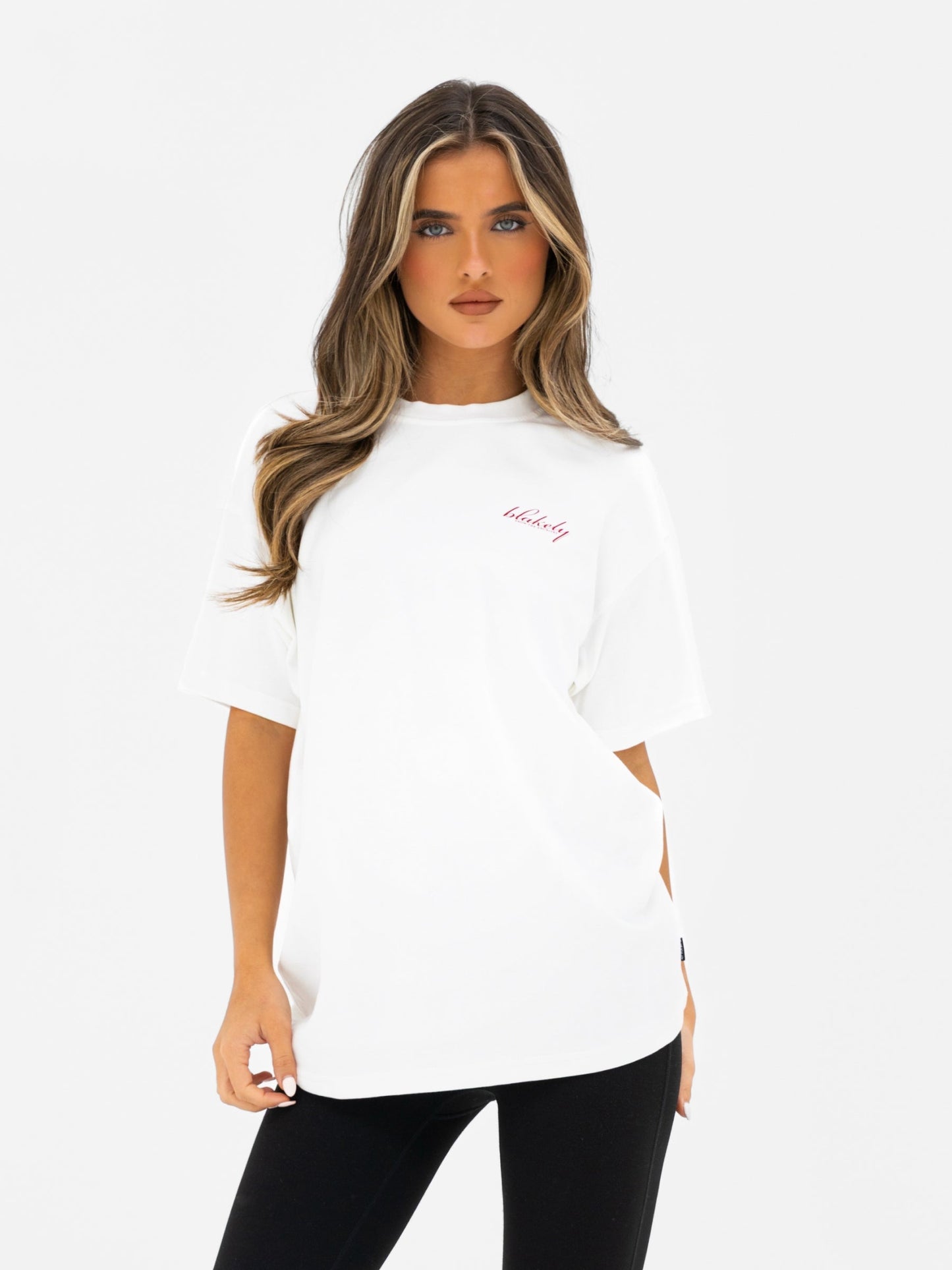 Georgia Oversized T-Shirt - Flat White