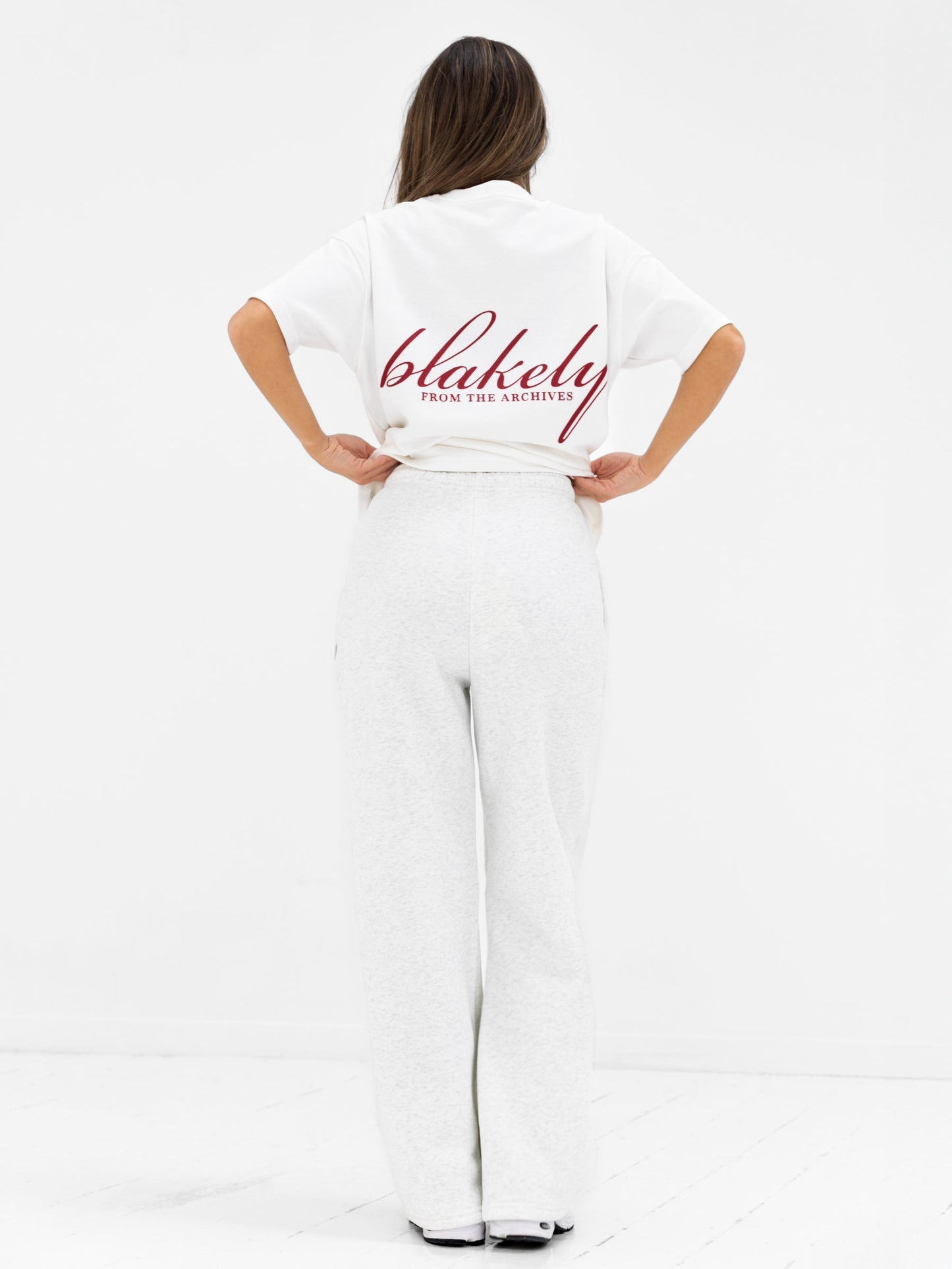 Georgia Oversized T-Shirt - Flat White