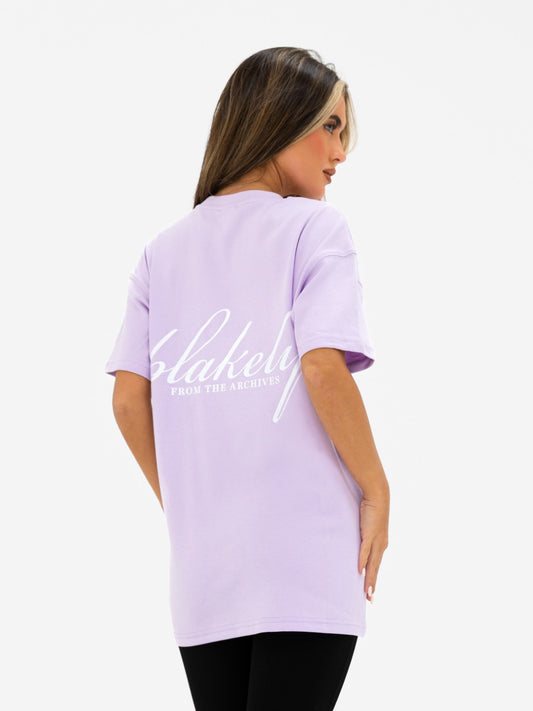 Georgia Oversized T-Shirt - Lilac