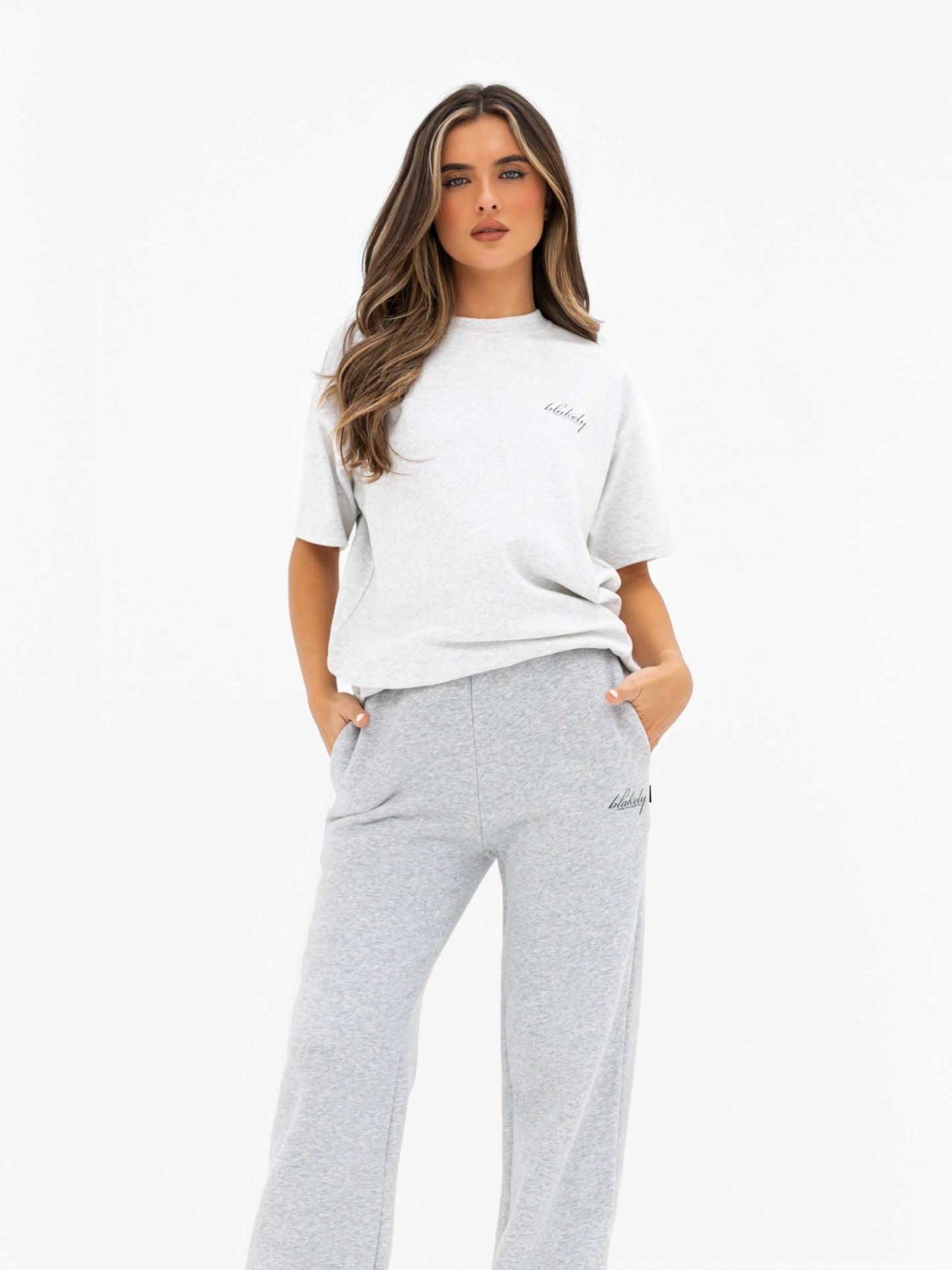 Georgia Oversized T-Shirt - Marl Grey