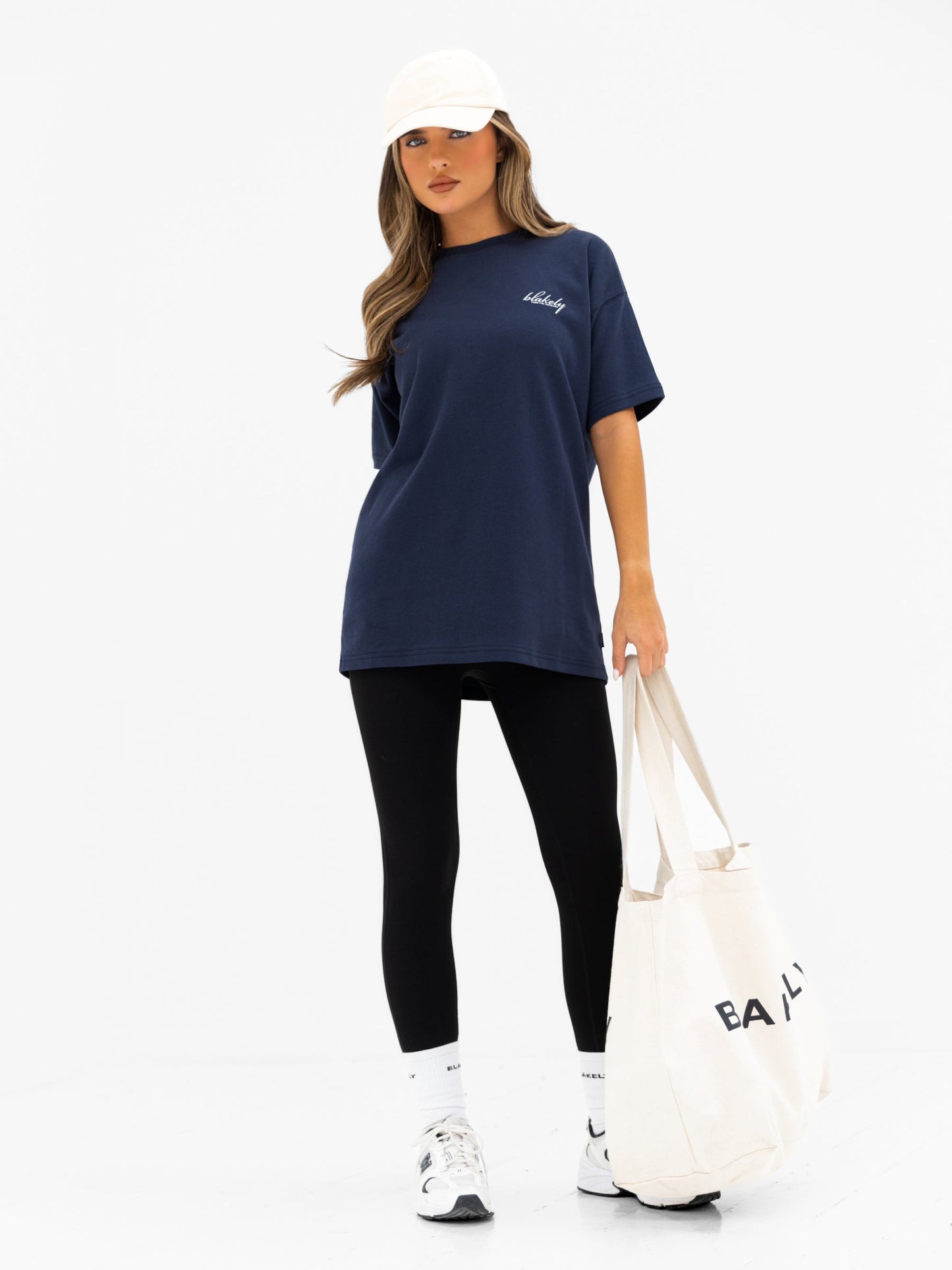 Georgia Oversized T-Shirt - True Navy