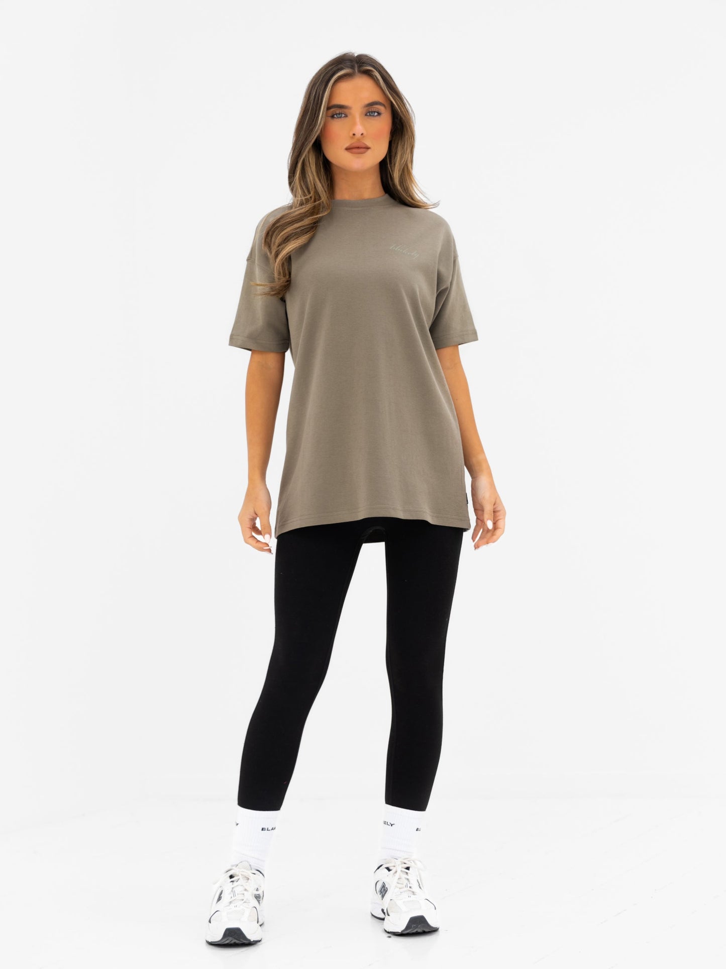 Georgia Oversized T-Shirt - Safari Green