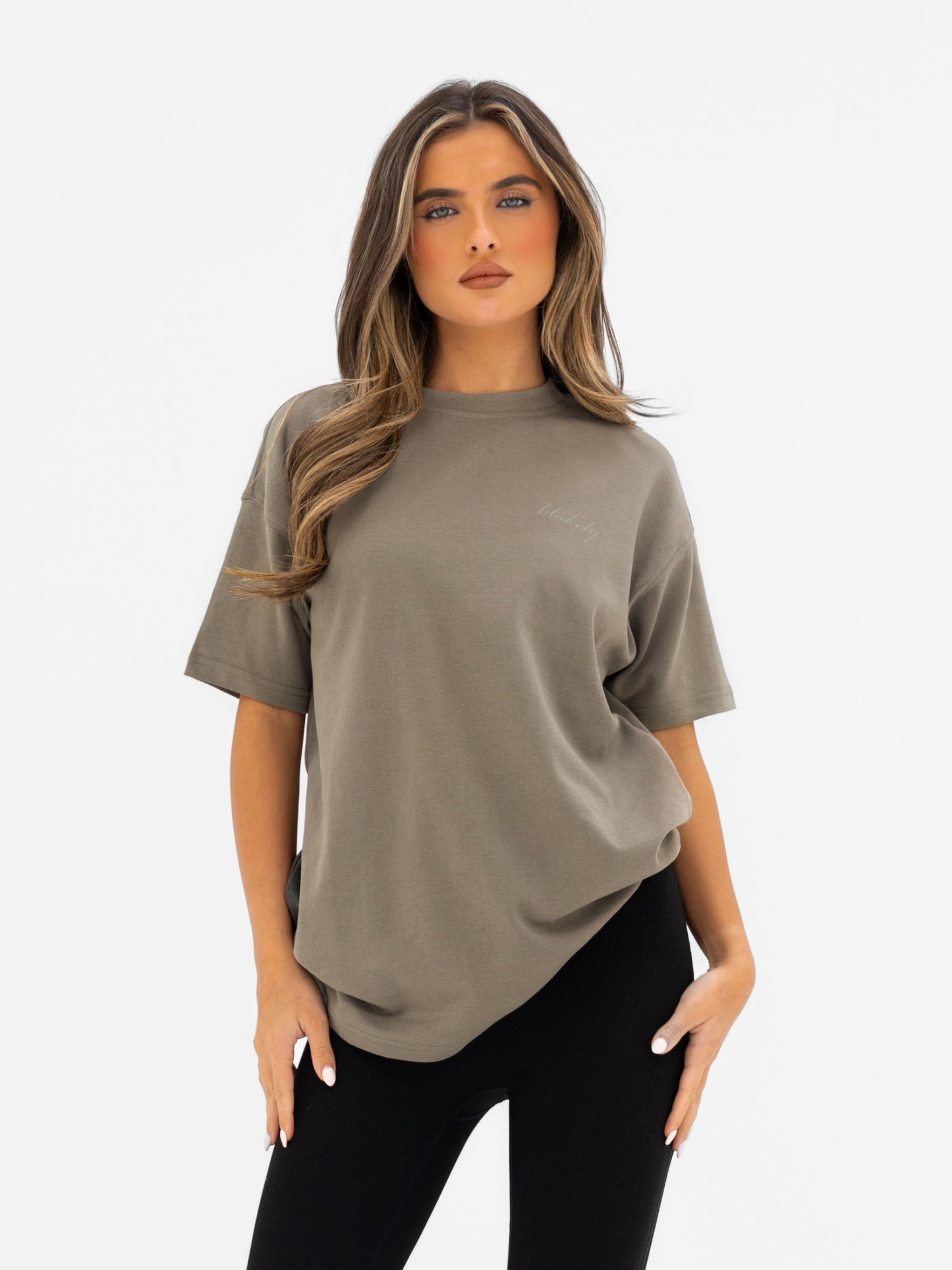 Georgia Oversized T-Shirt - Safari Green