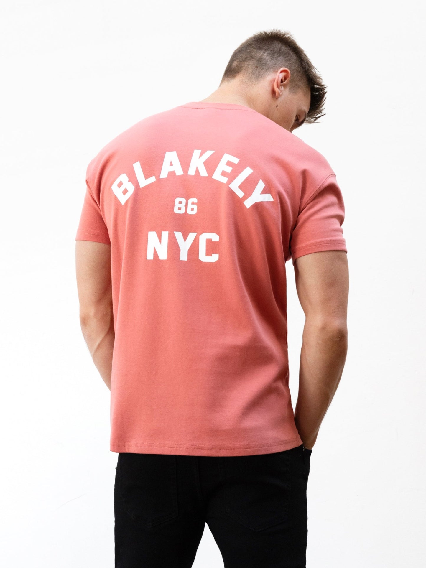 NYC Relaxed T-Shirt - Coral