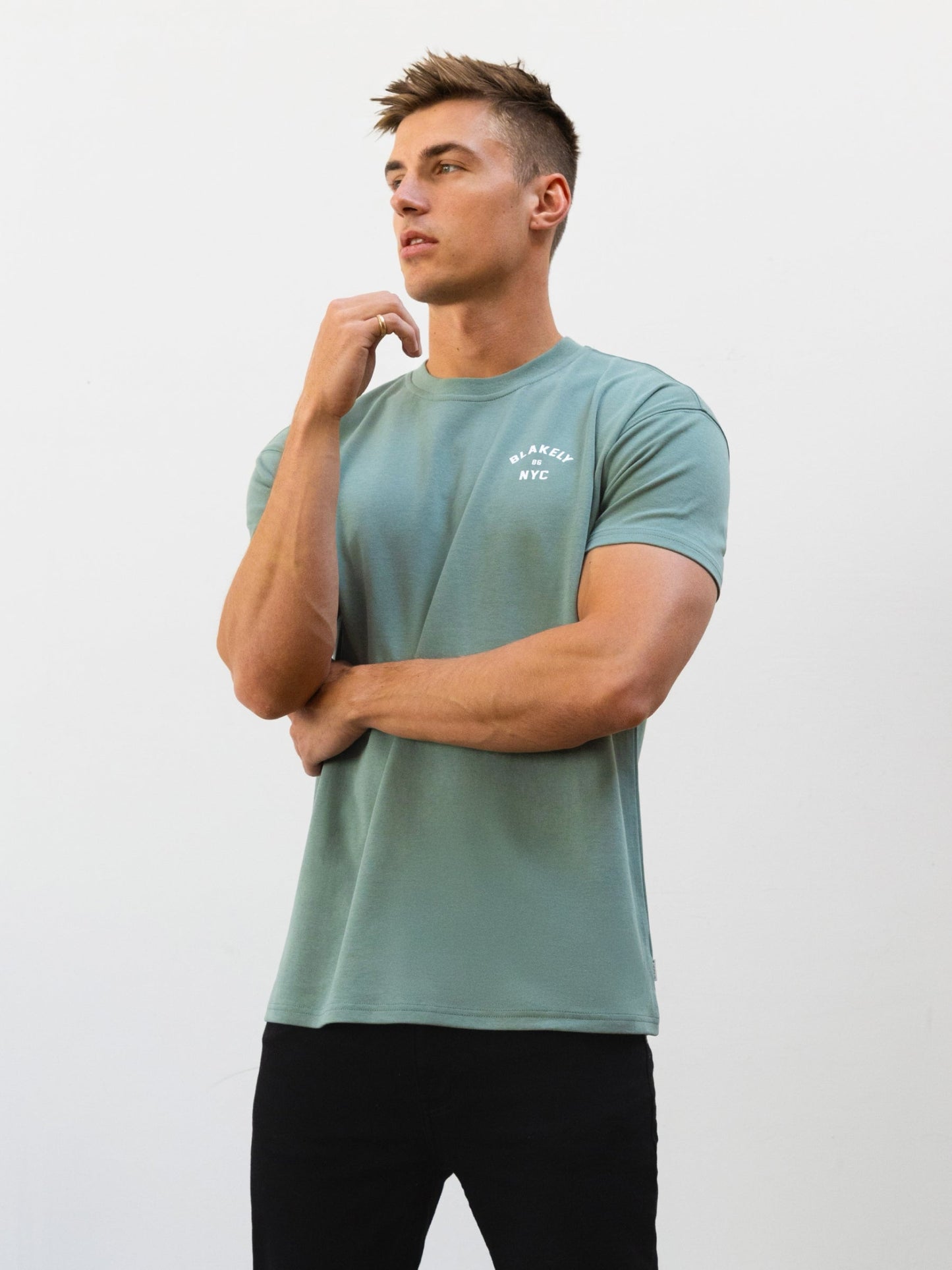 NYC Relaxed T-Shirt - Sage Green