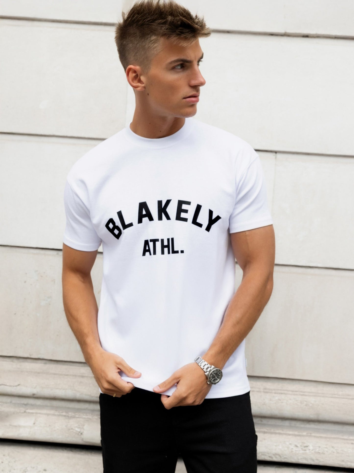 Zion Relaxed T-Shirt - White & Black