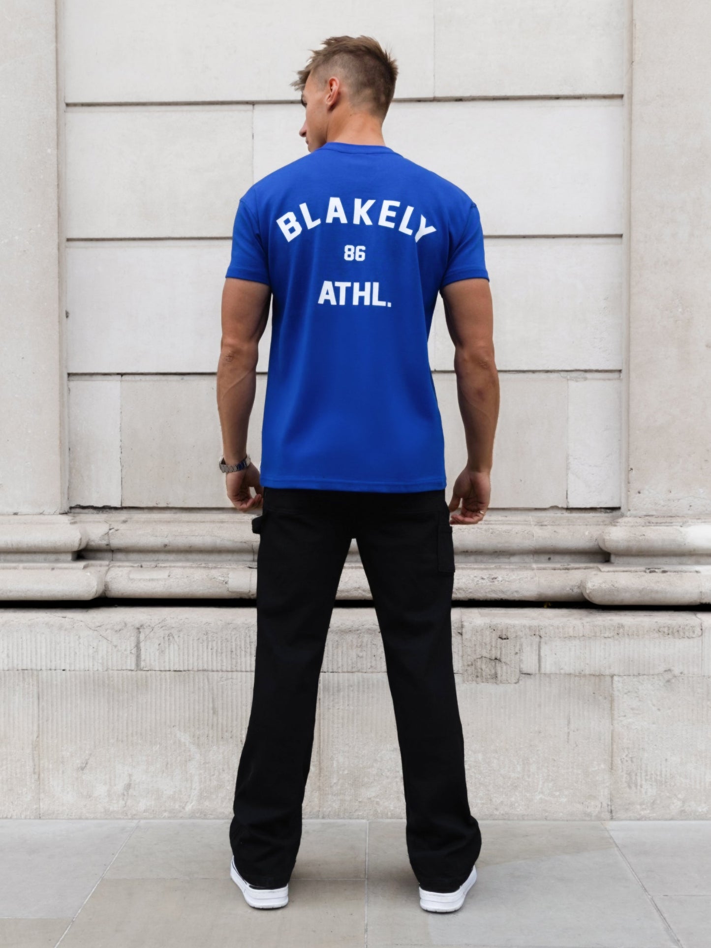 Niko Relaxed T-Shirt - Cobalt Blue