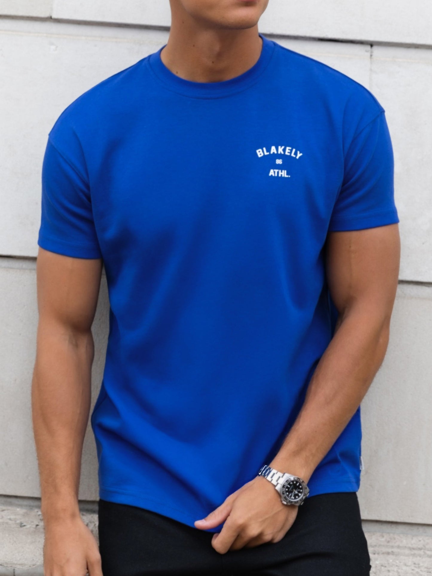 Niko Relaxed T-Shirt - Cobalt Blue