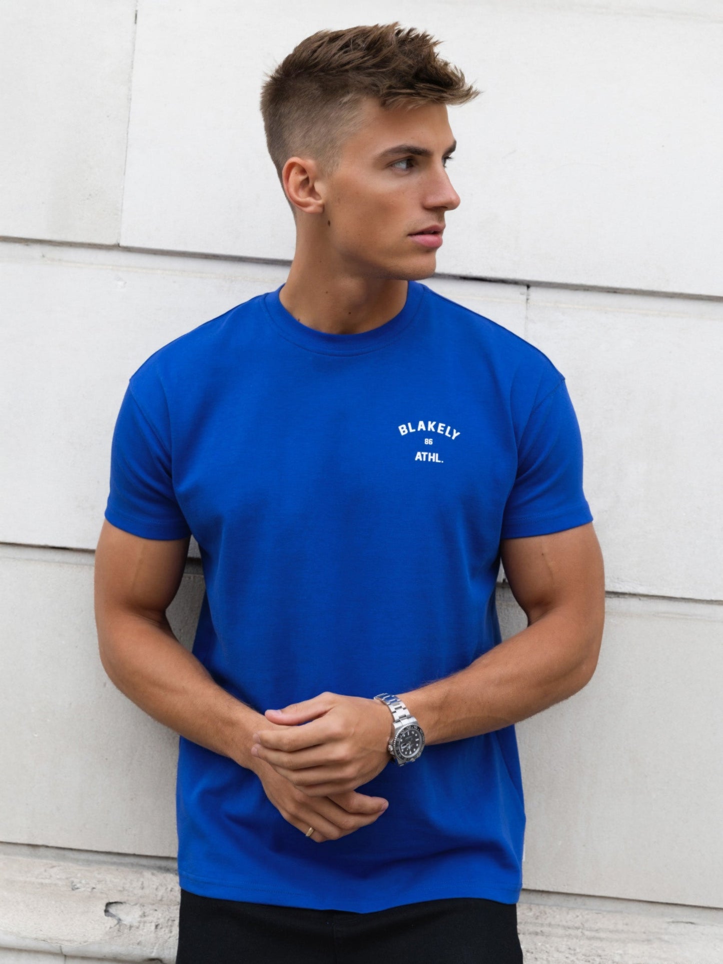 Niko Relaxed T-Shirt - Cobalt Blue