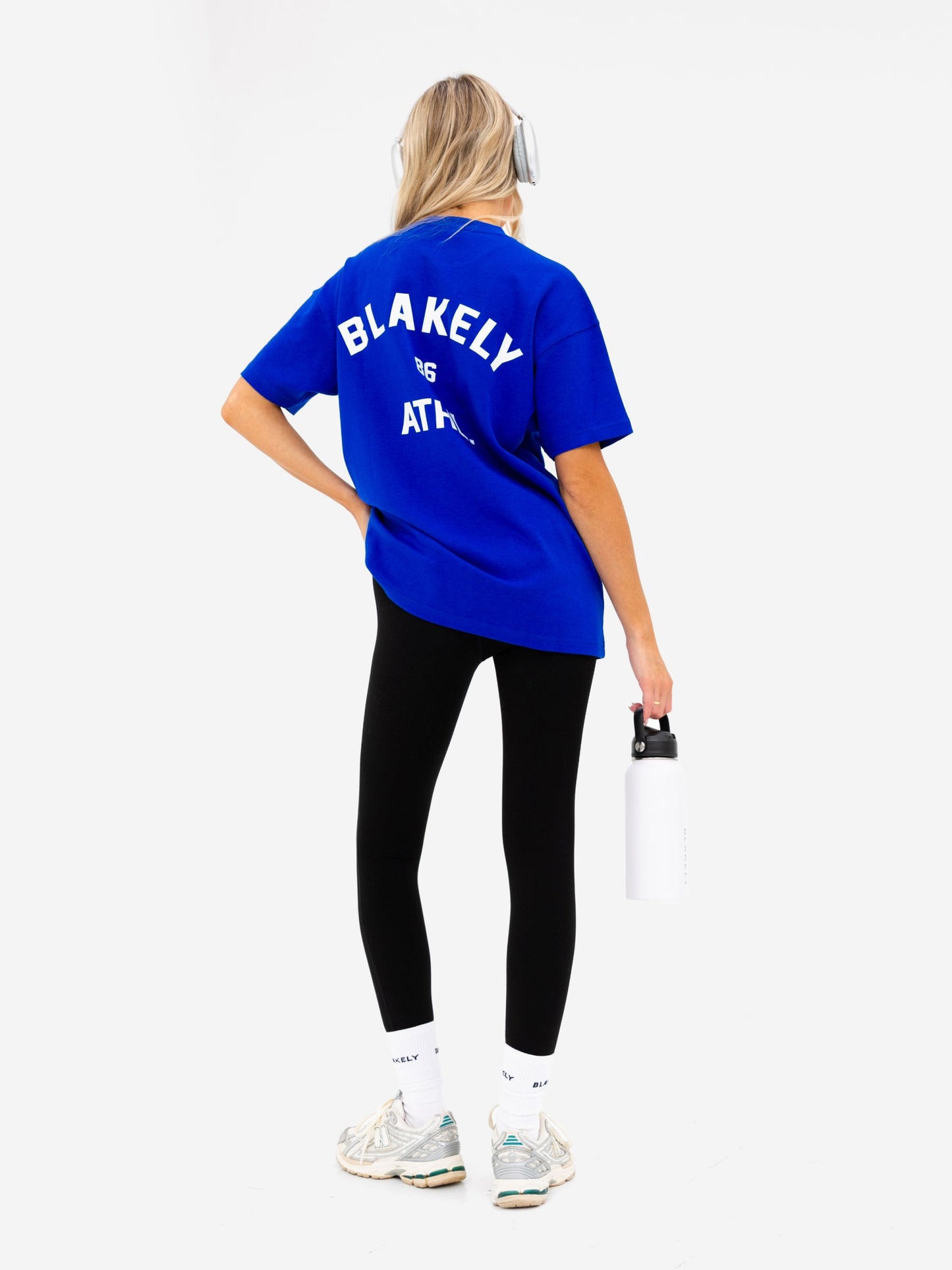 Hallie Oversized T-Shirt - Cobalt Blue