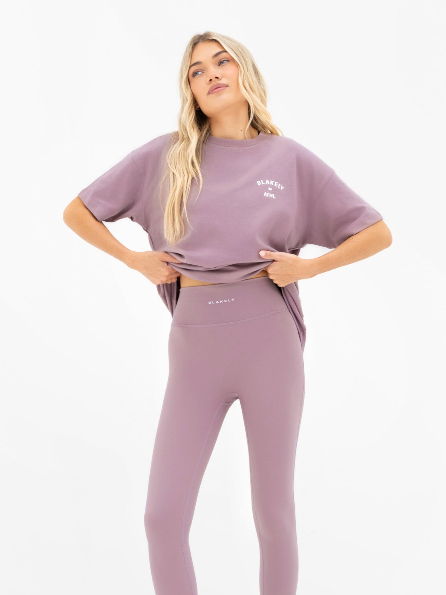 Hallie Oversized T-Shirt - Dusty Pink