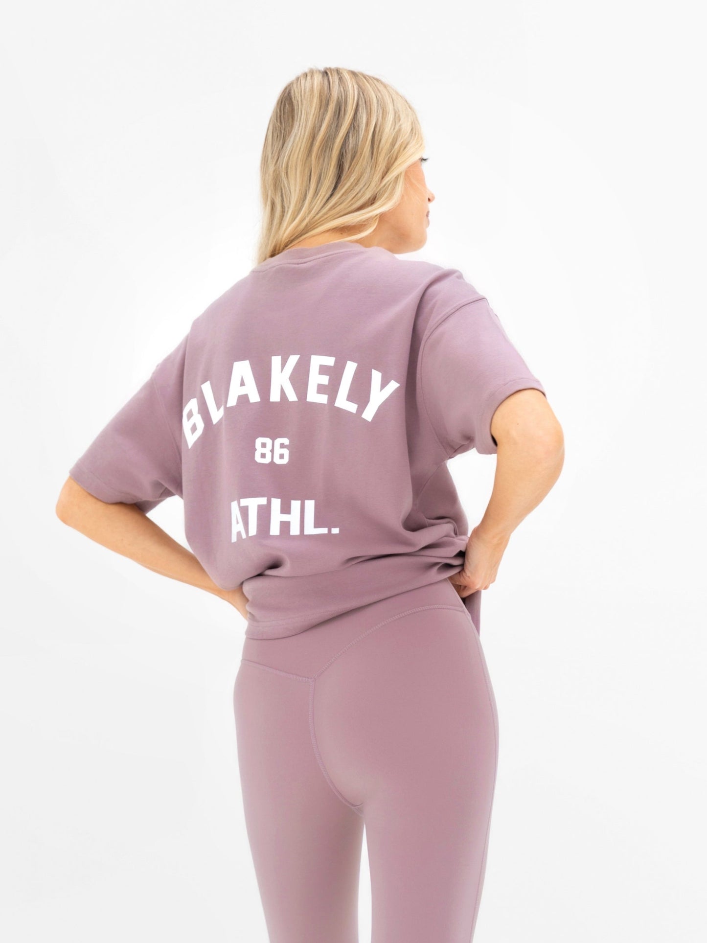 Hallie Oversized T-Shirt - Dusty Pink