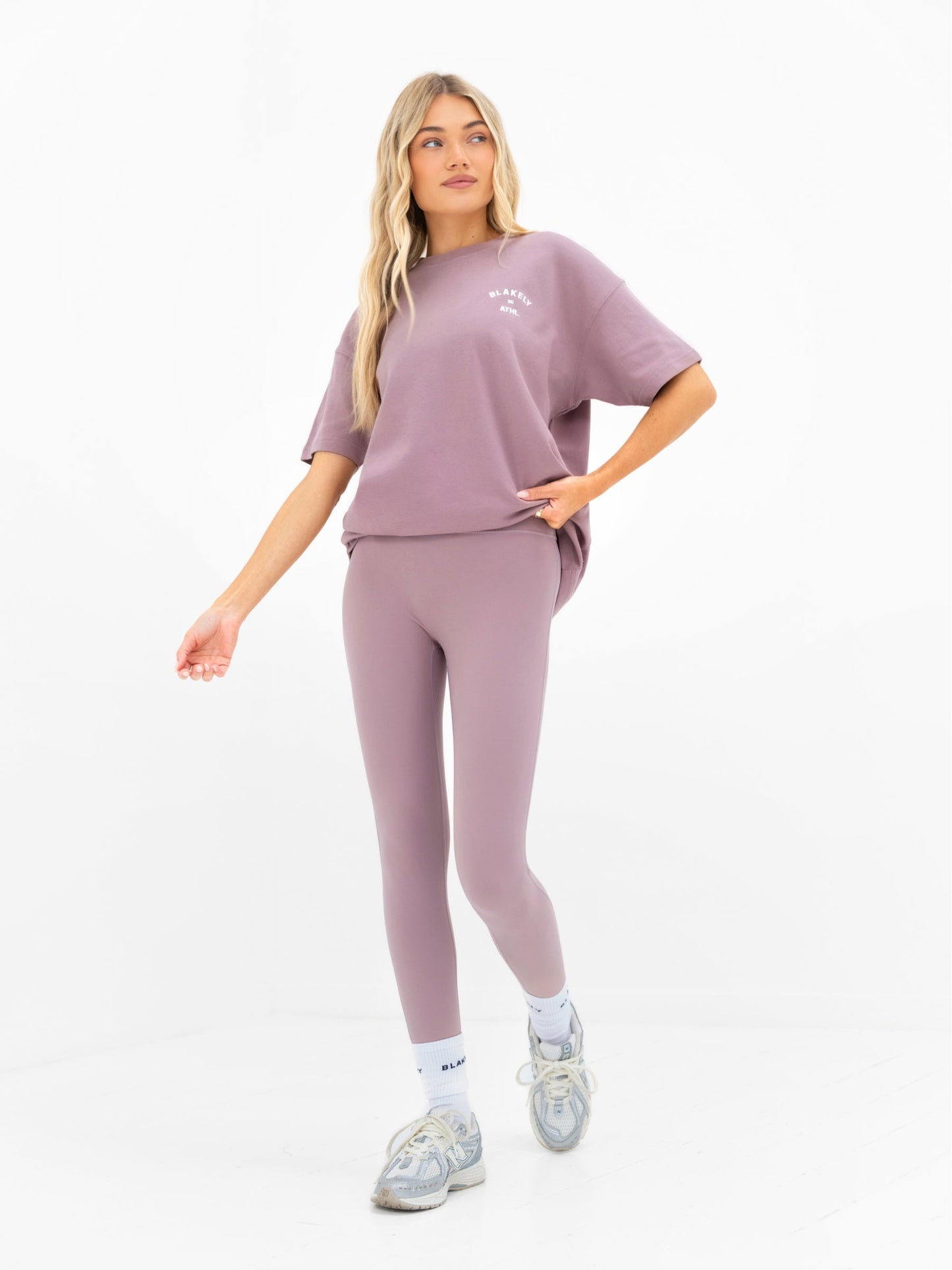 Hallie Oversized T-Shirt - Dusty Pink