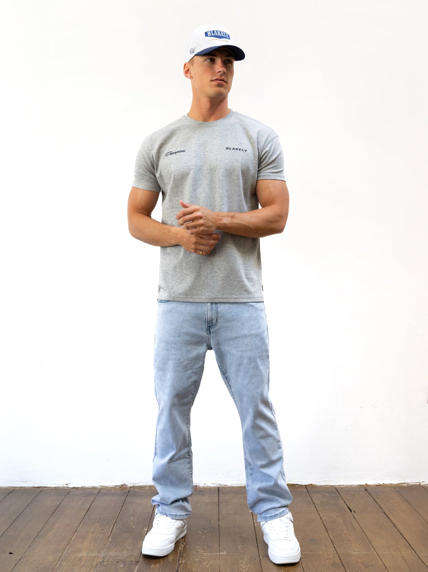 Champions Legacy Relaxed T-Shirt - Marl Grey