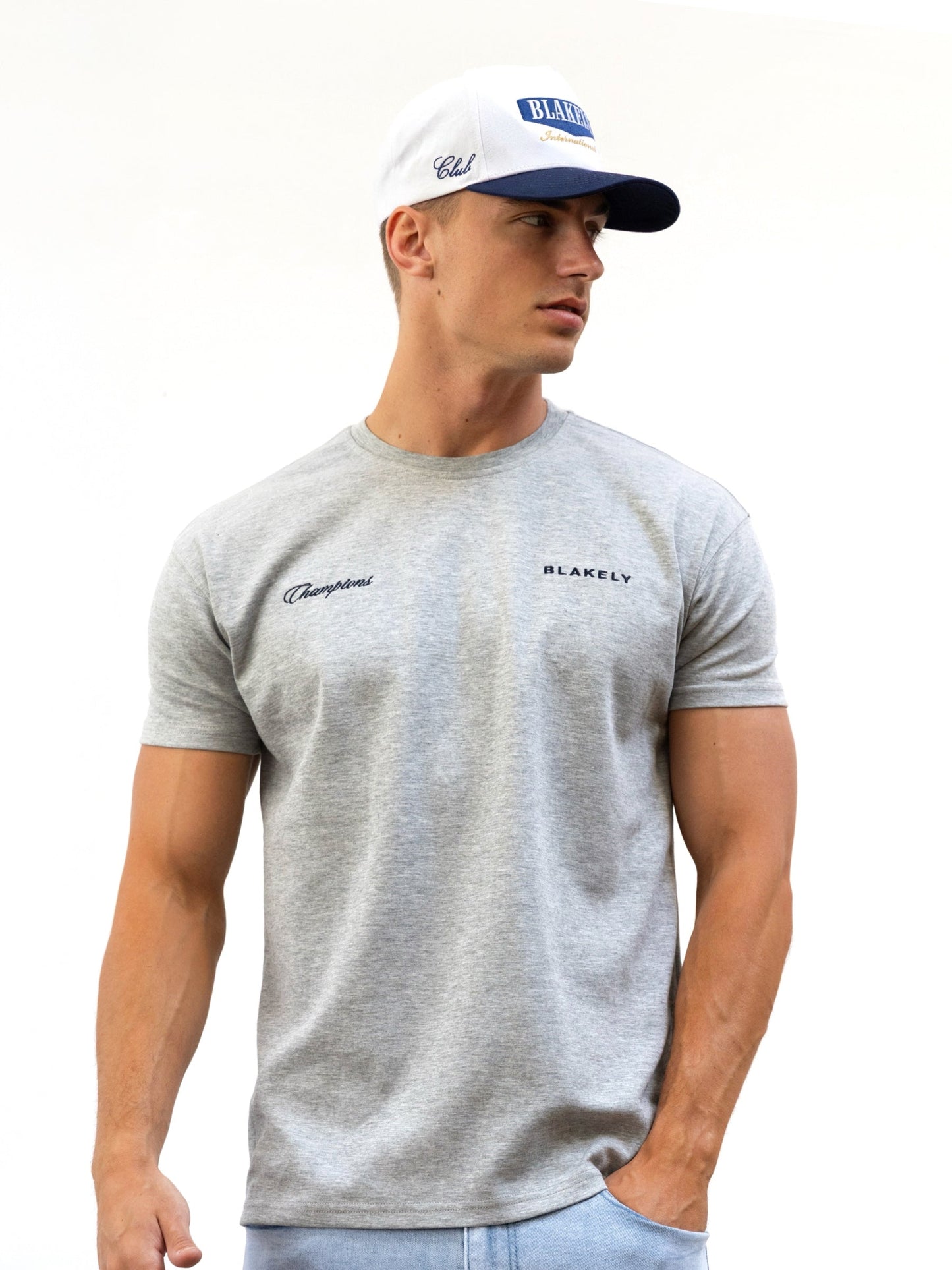Champions Legacy Relaxed T-Shirt - Marl Grey