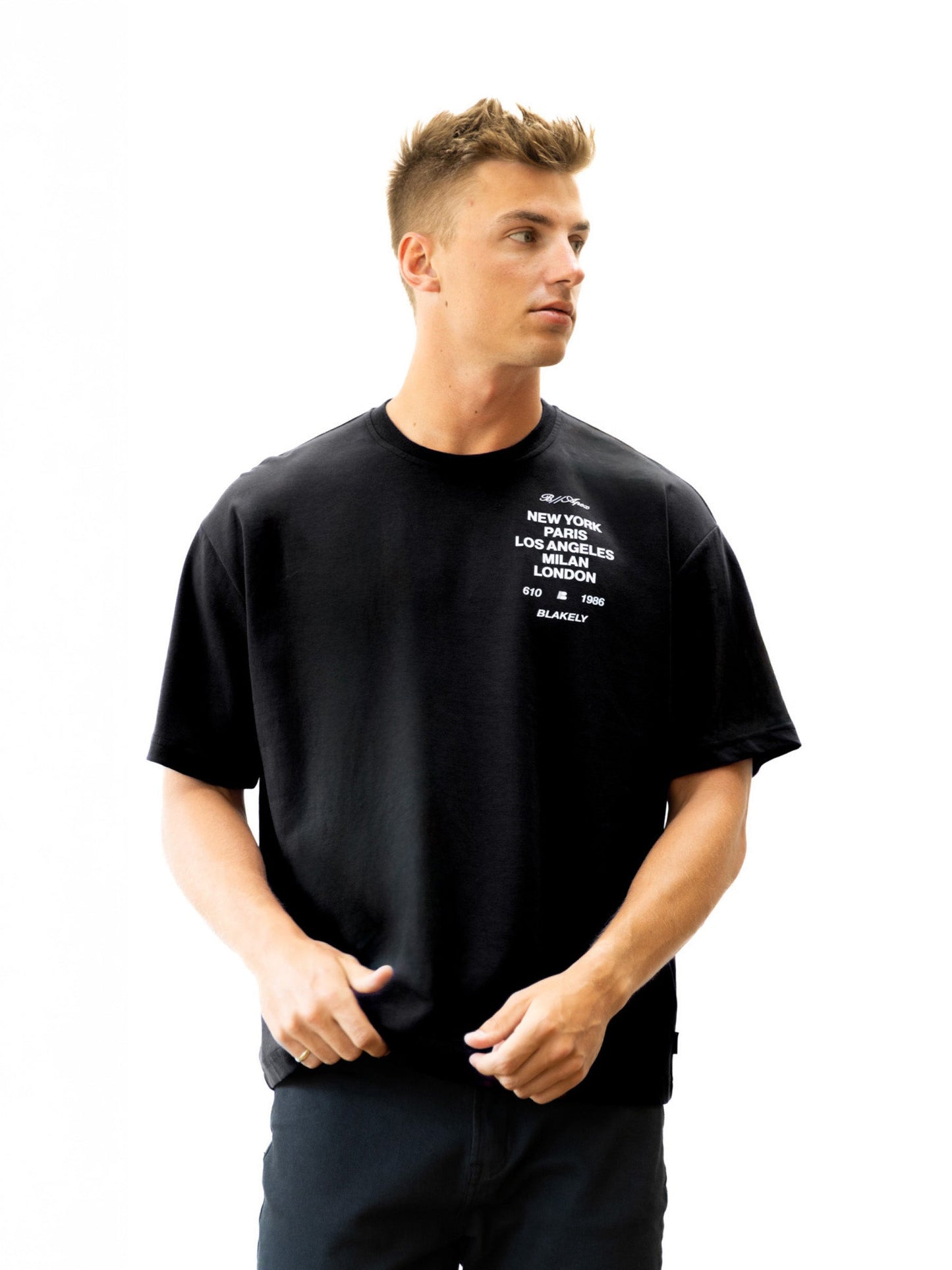Apex 610 Unfitted T-Shirt - Black