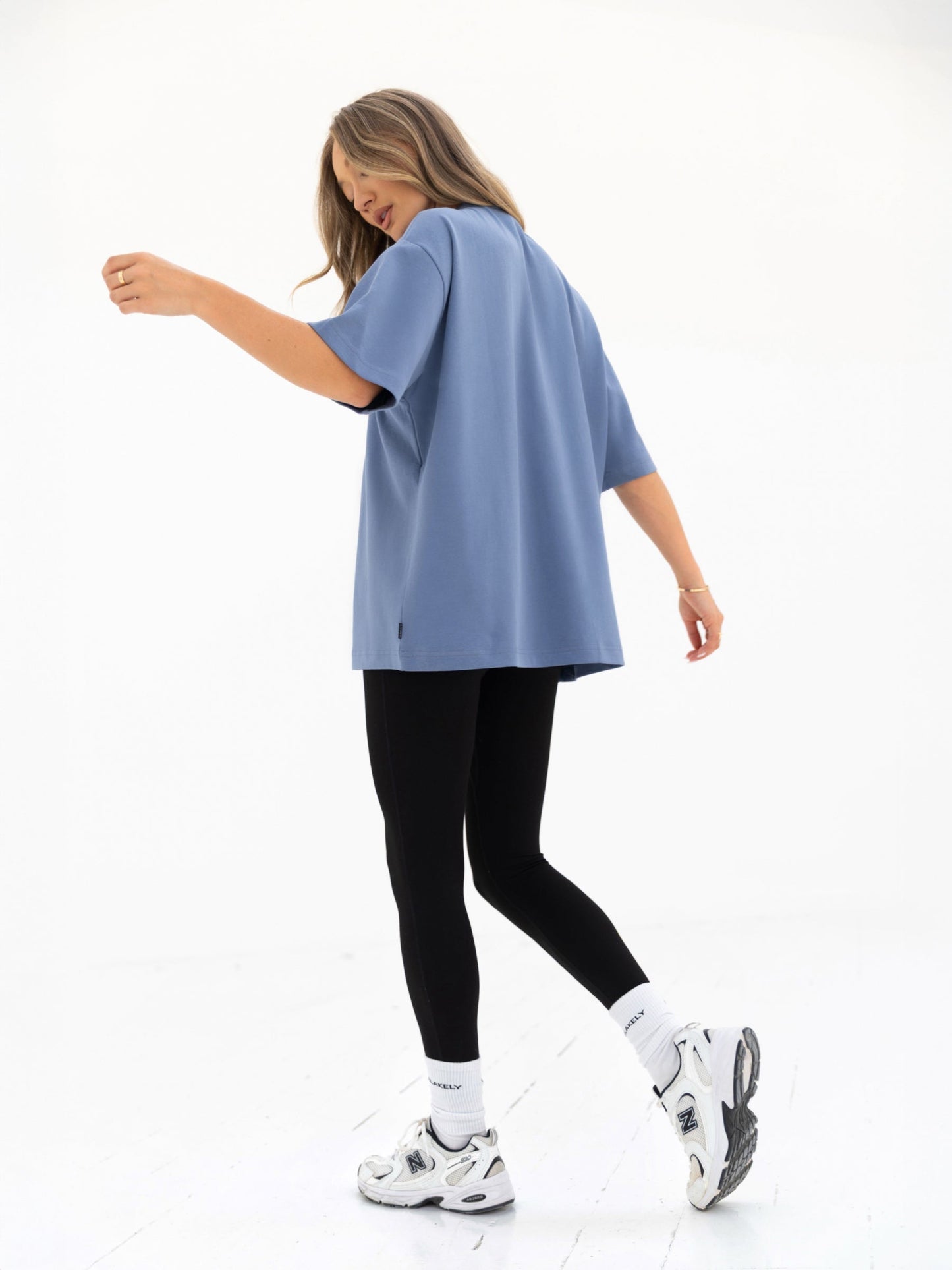Apex 610 Ultra Oversized T-Shirt - Dusty Blue