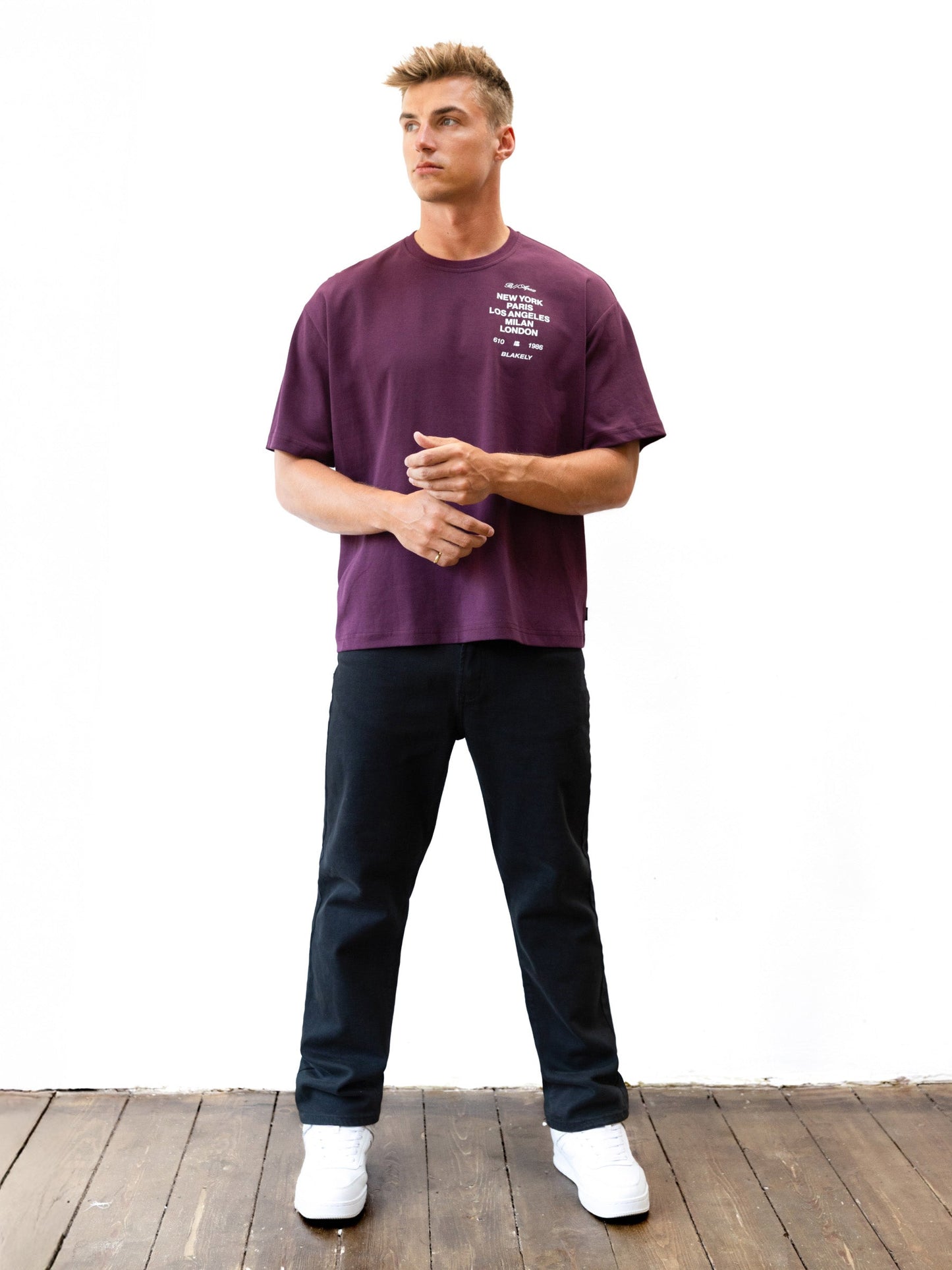 Apex 610 Unfitted T-Shirt - Burgundy