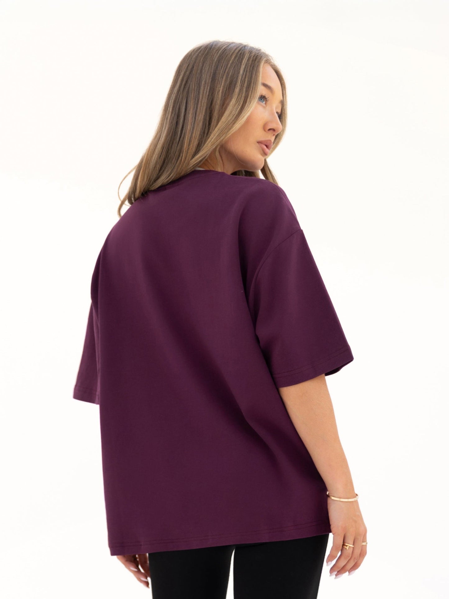 Apex 610 Ultra Oversized T-Shirt - Burgundy