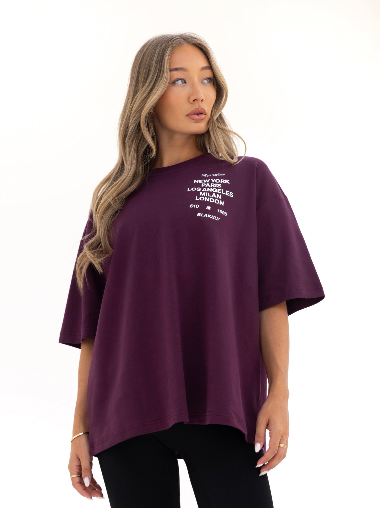 Apex 610 Ultra Oversized T-Shirt - Burgundy