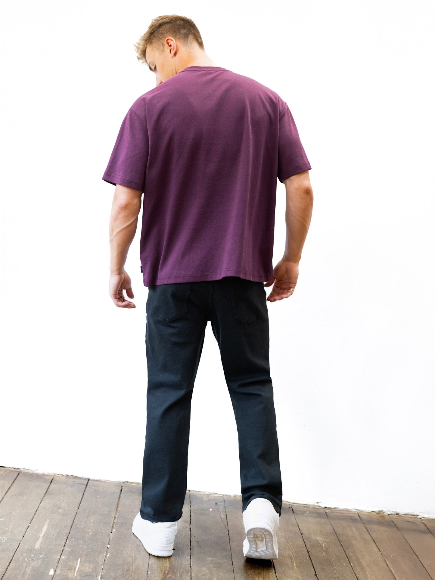 Apex 610 Unfitted T-Shirt - Burgundy