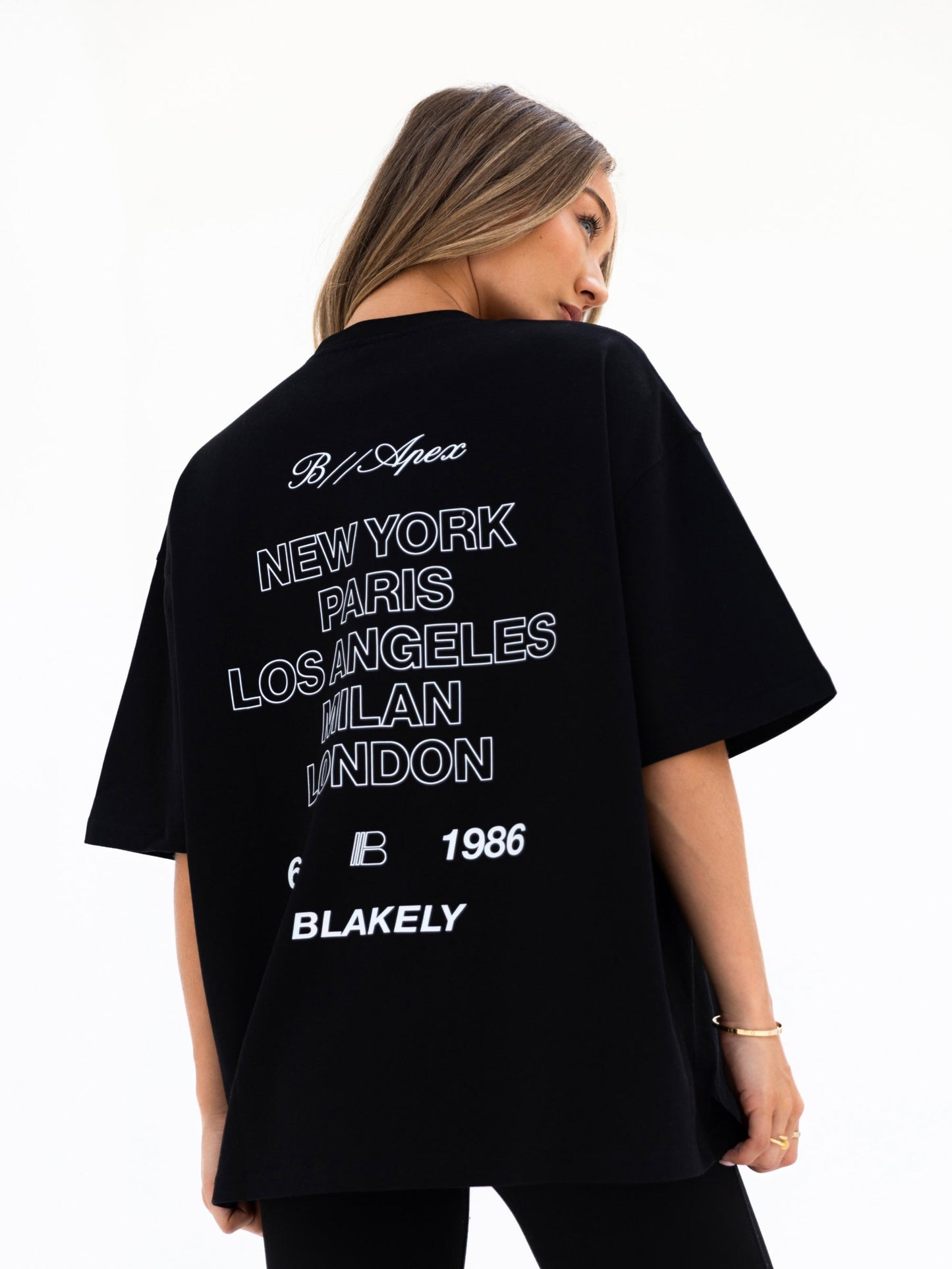 Apex City Ultra Oversized T-Shirt - Black