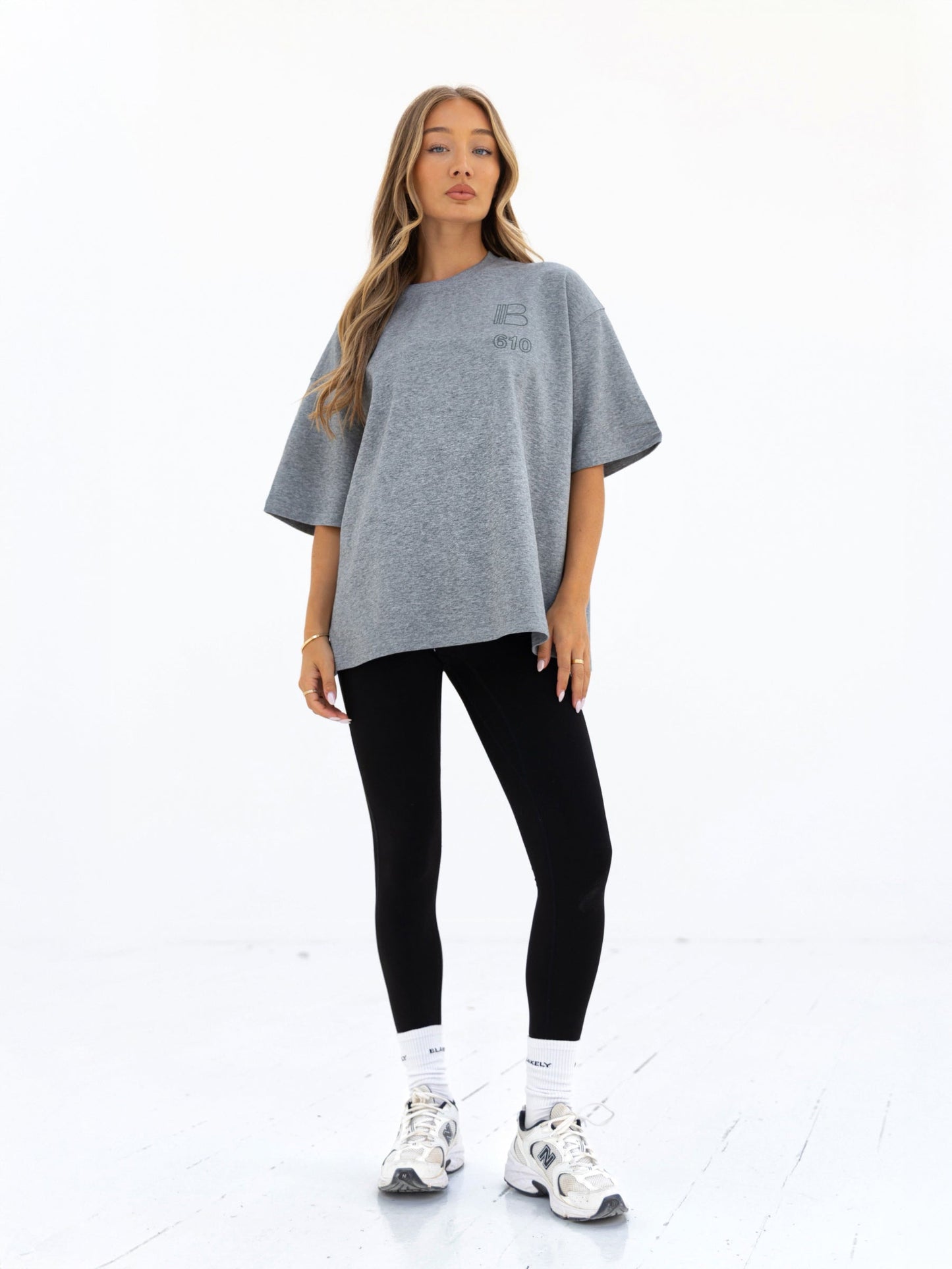 Apex City Ultra Oversized T-Shirt - Marl Grey