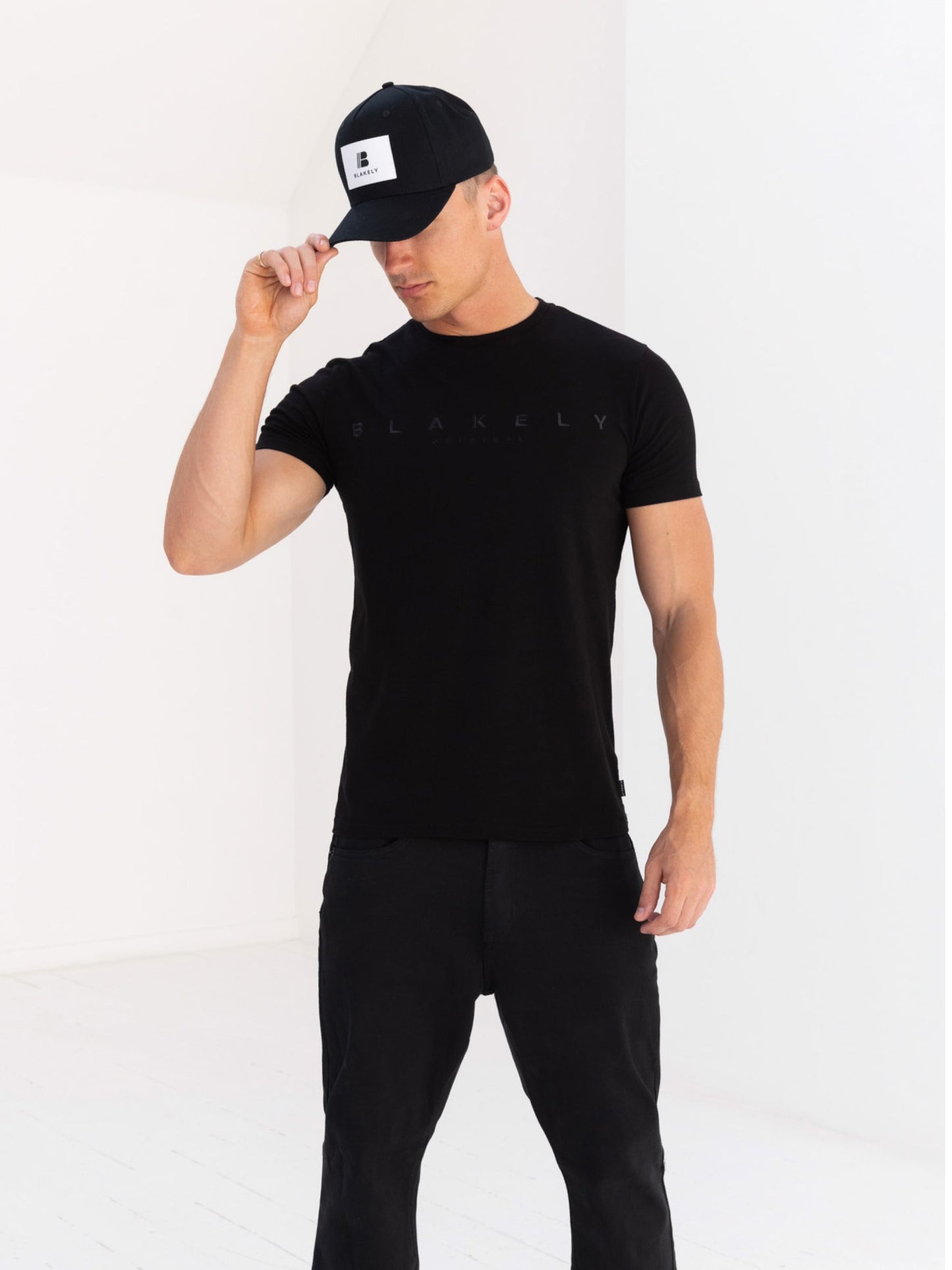 Tonal Torcross T-Shirts - Black