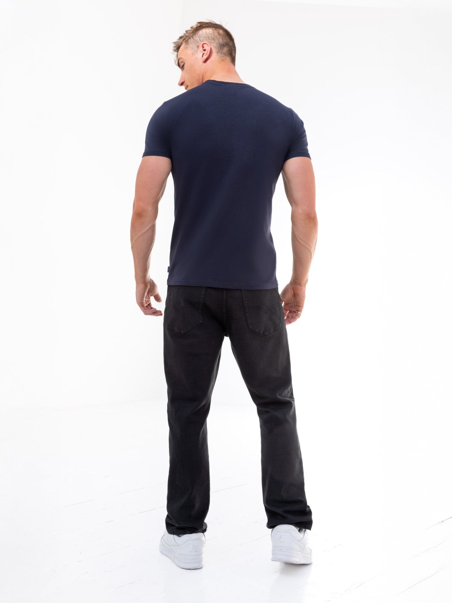 Tonal Stockbridge T-Shirt - Navy