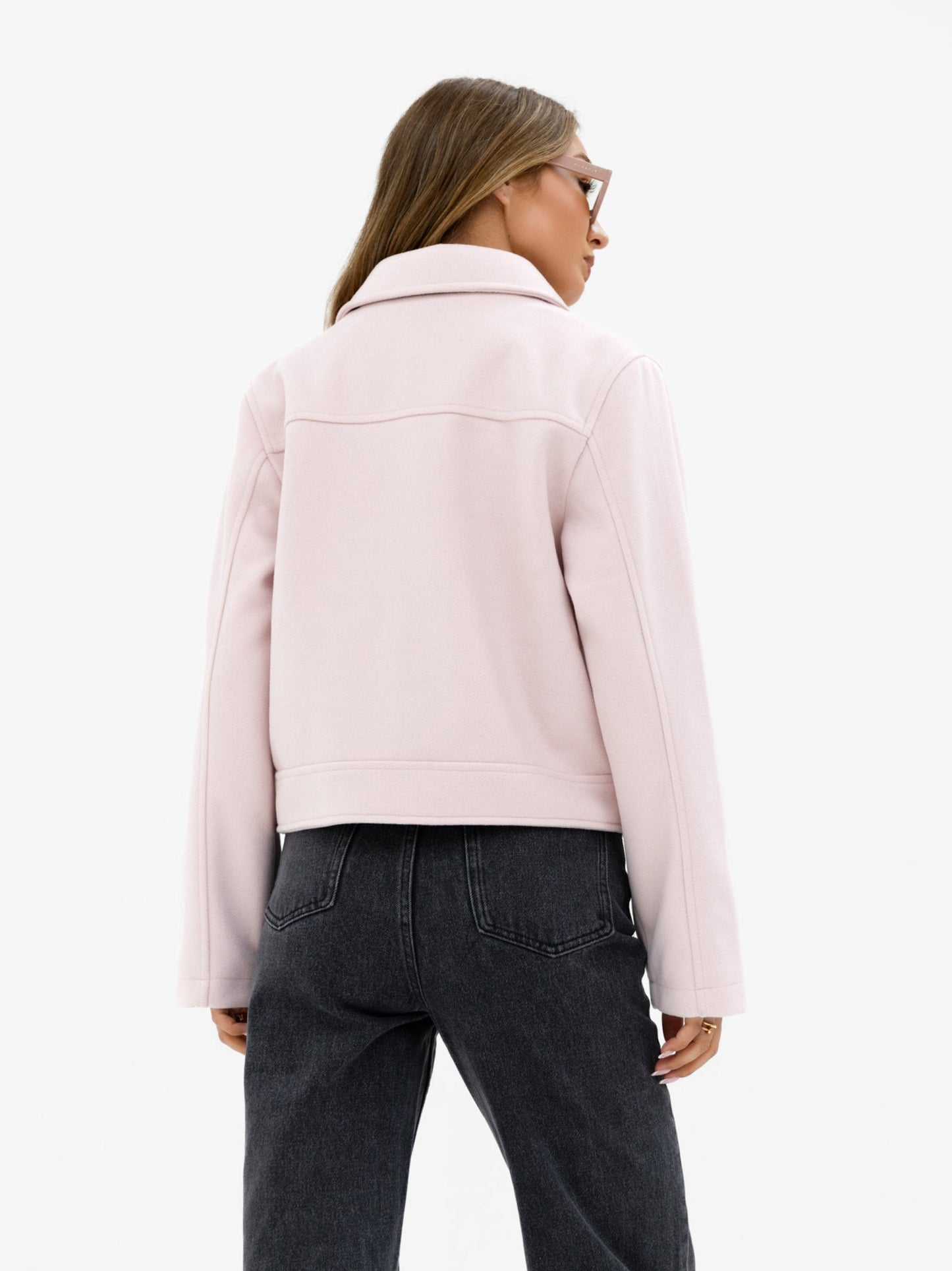 Ellie Zip Up Jacket - Pink