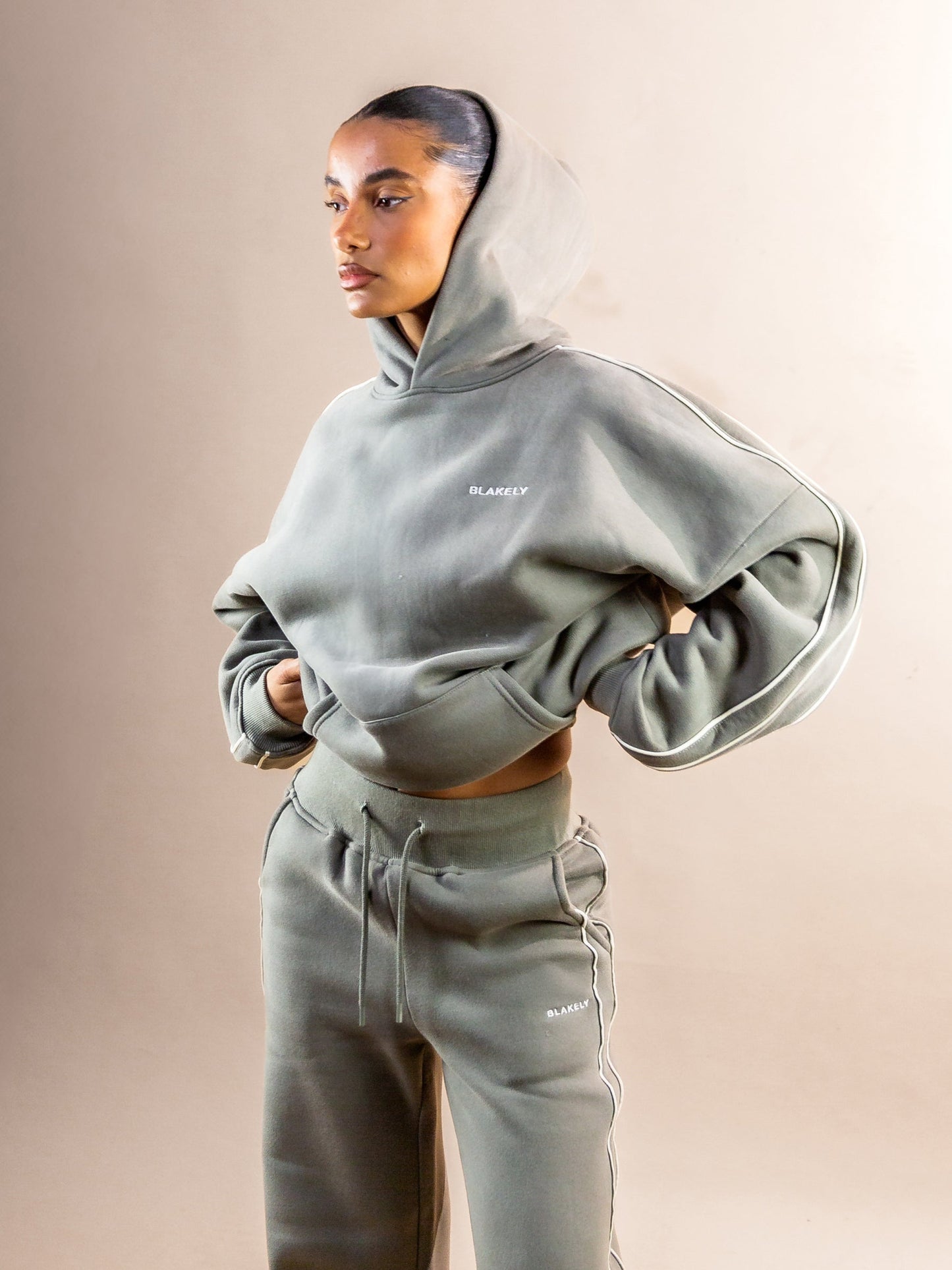 Apex Pro Oversized Hoodie - Safari Green