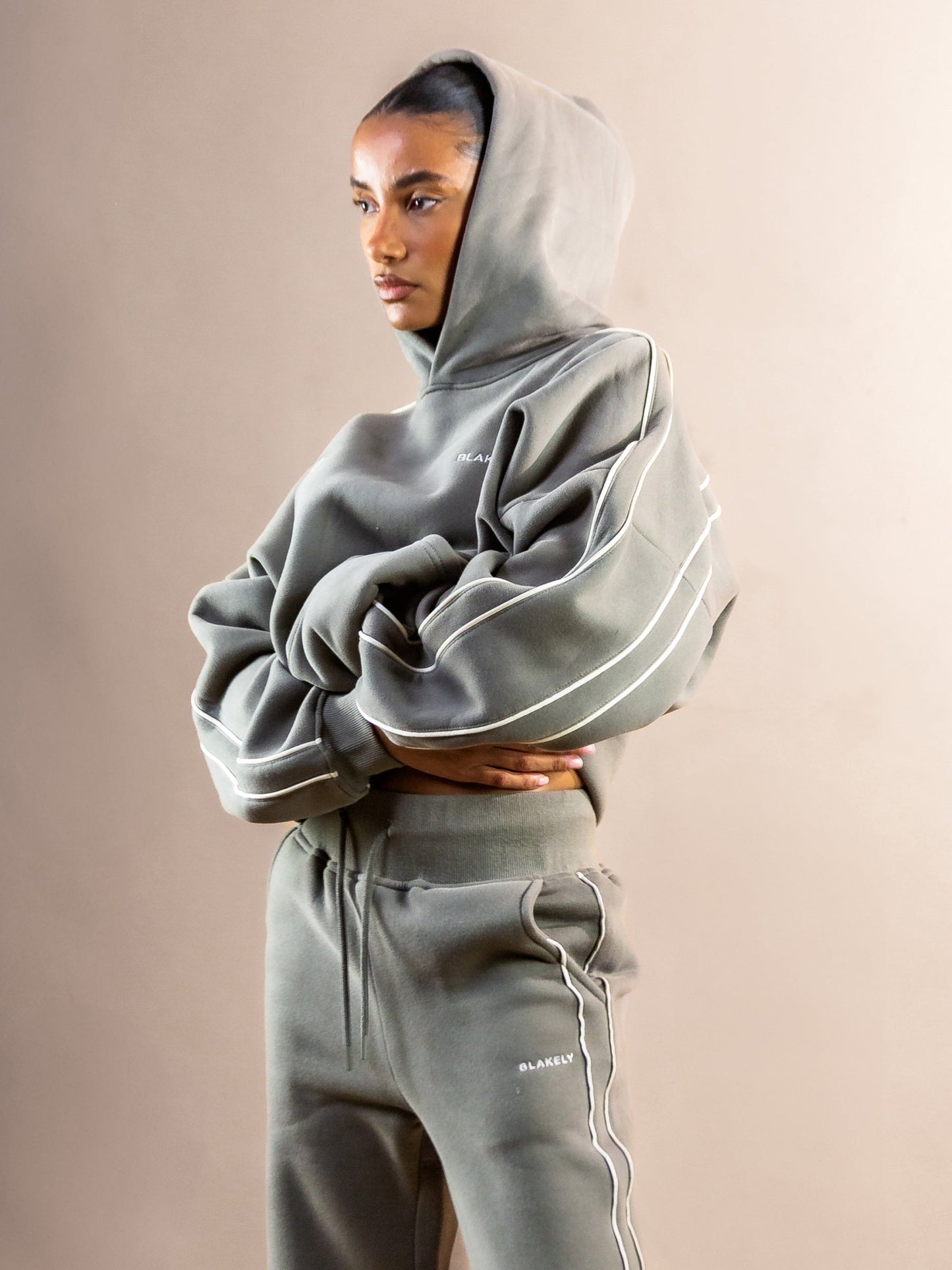 Apex Pro Oversized Hoodie - Safari Green