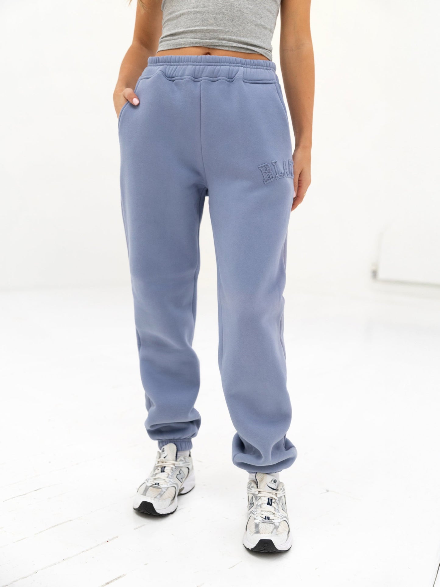 Tonal Varsity Sweatpants - Granite Blue