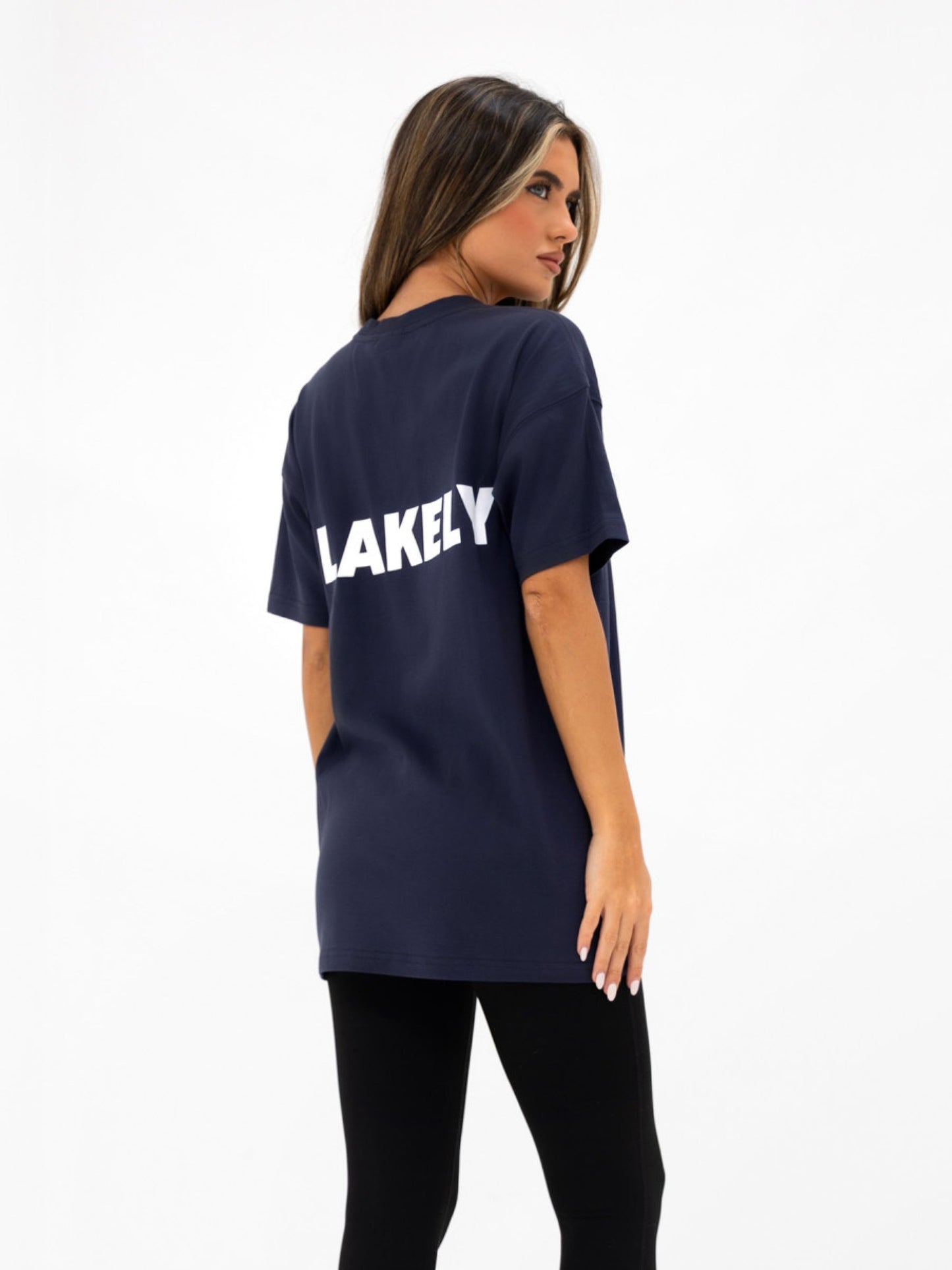 Kayla Oversized T-Shirt - True Navy