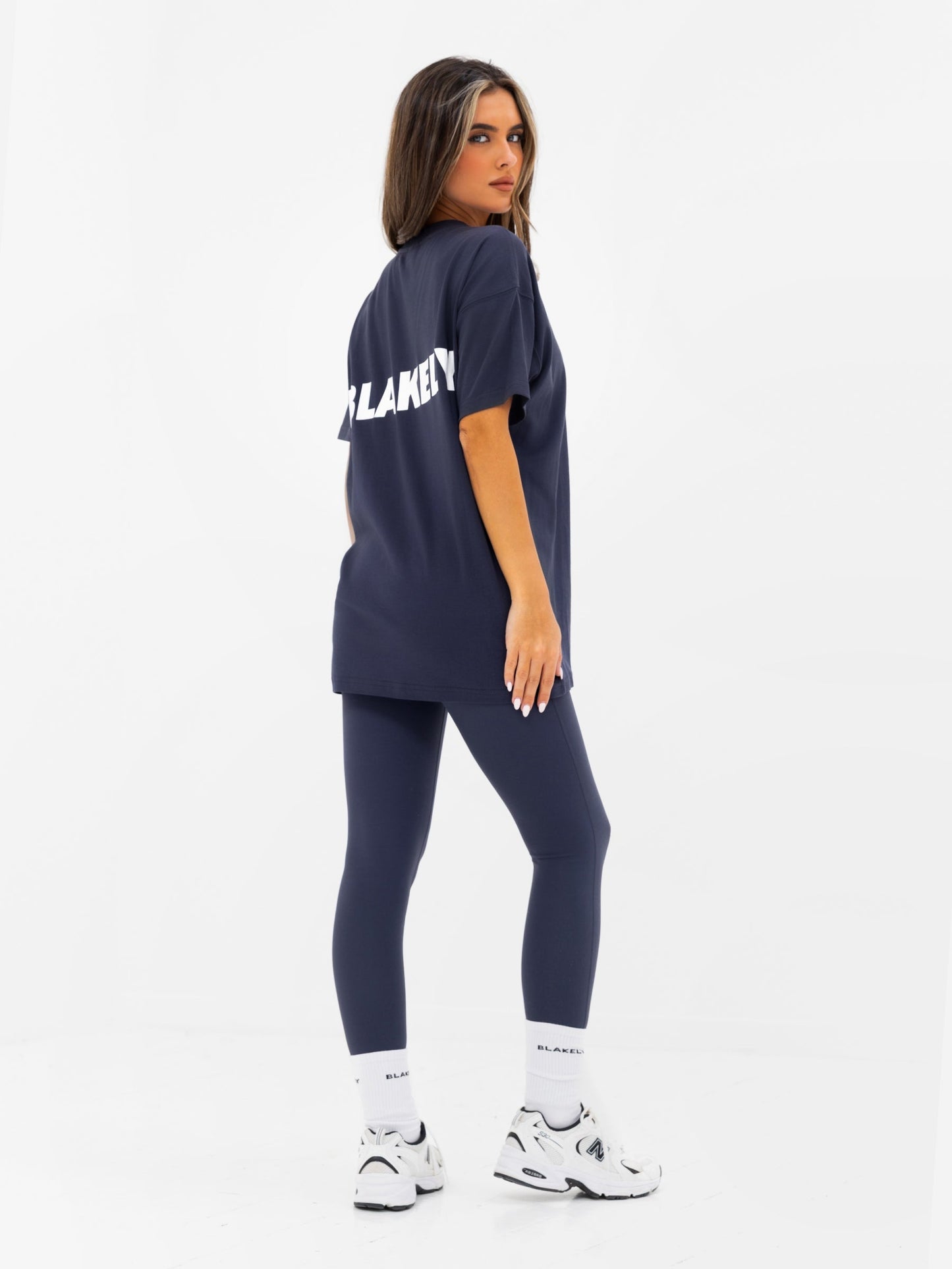Kayla Oversized T-Shirt - True Navy