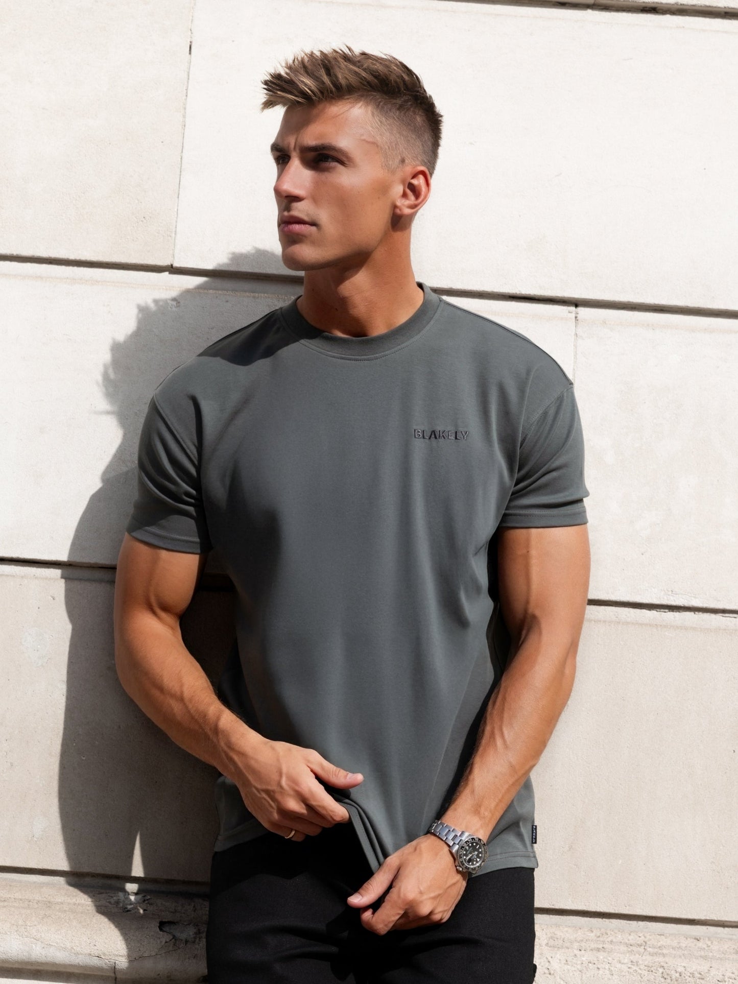 Rhys Relaxed T-Shirt - Khaki Grey